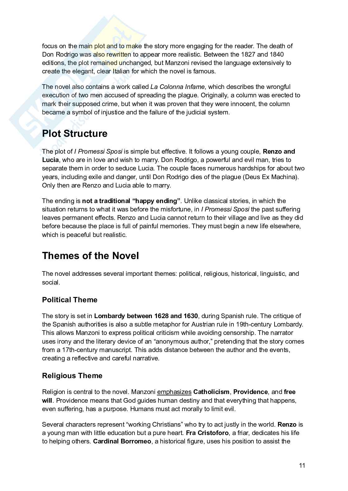 Leopardi e Manzoni Pag. 11