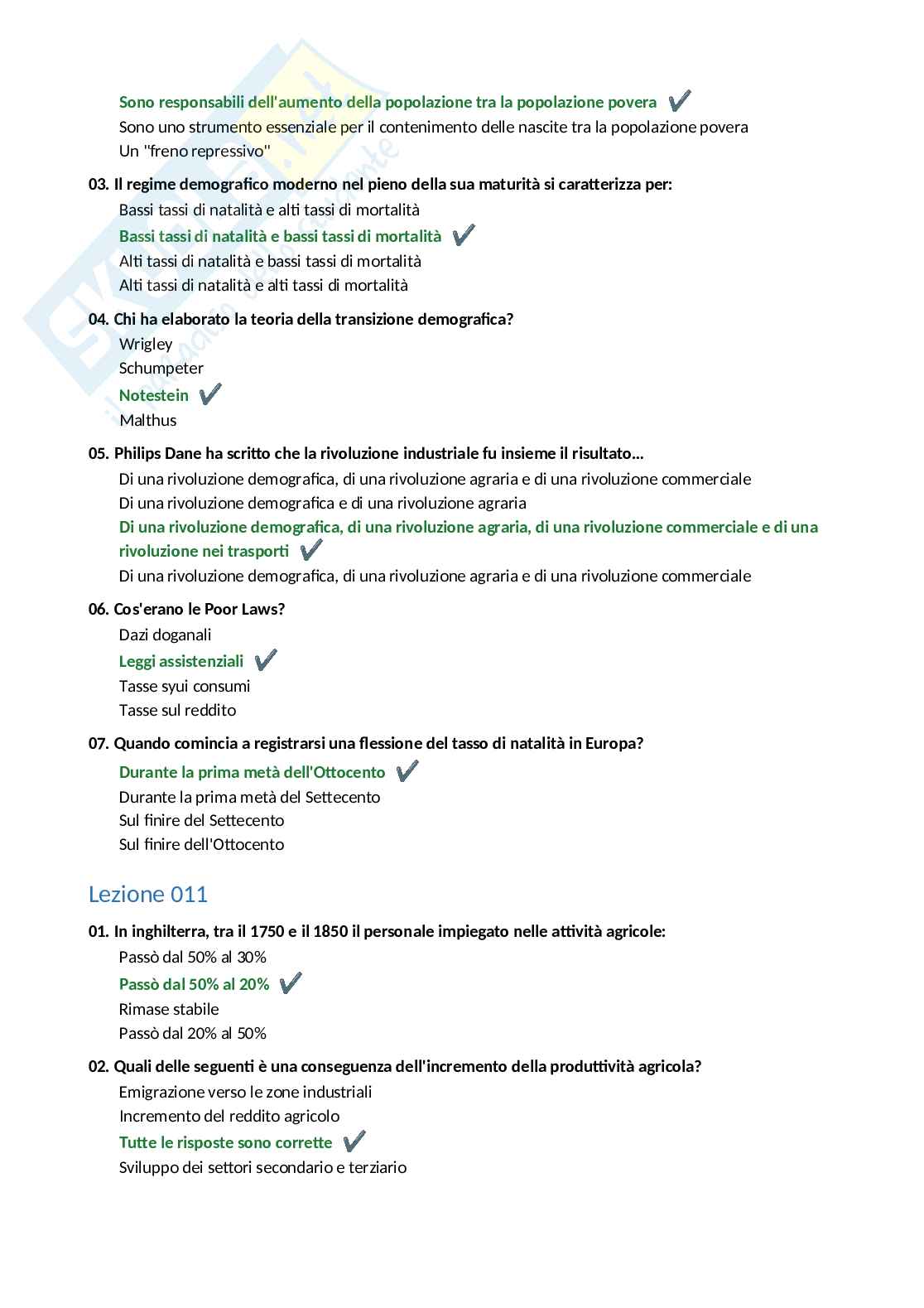 Paniere completo Storia economica, 2026  Pag. 11