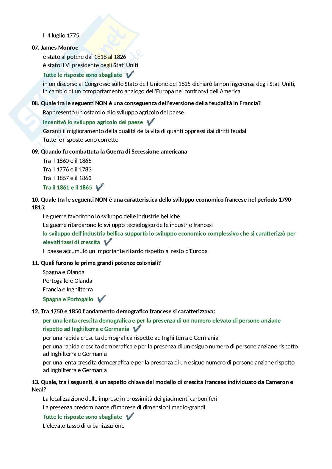 Paniere completo Storia economica, 2026  Pag. 26