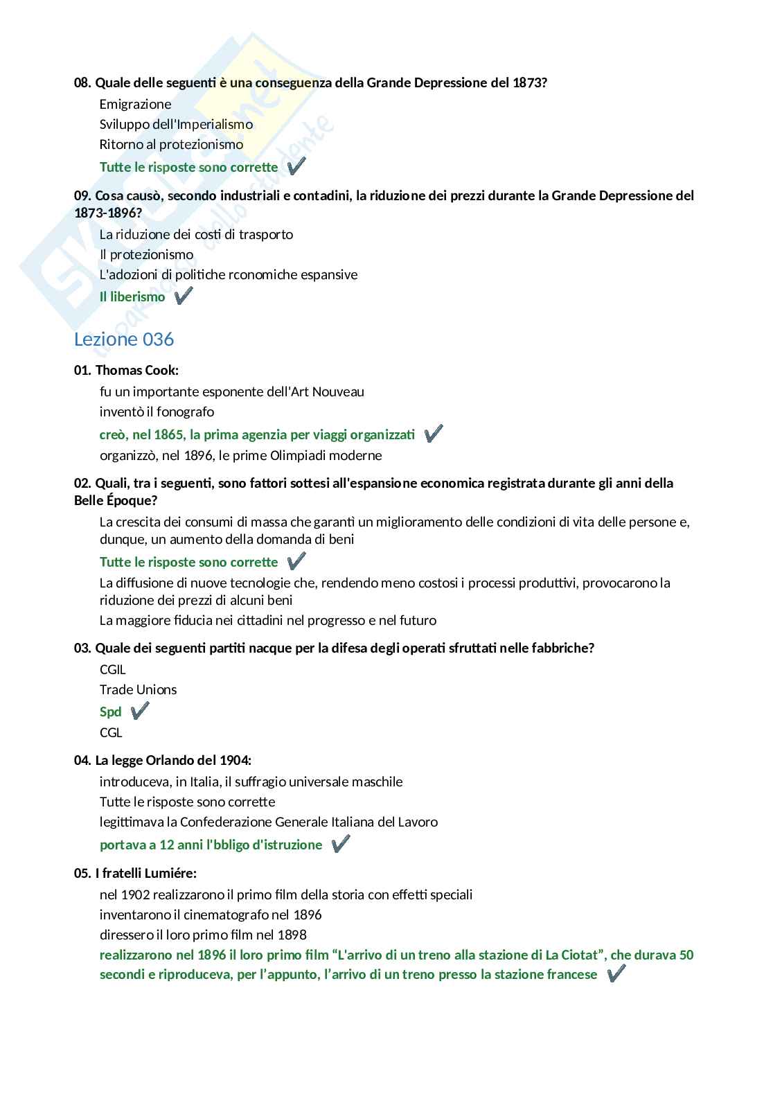 Paniere completo Storia economica, 2026  Pag. 41