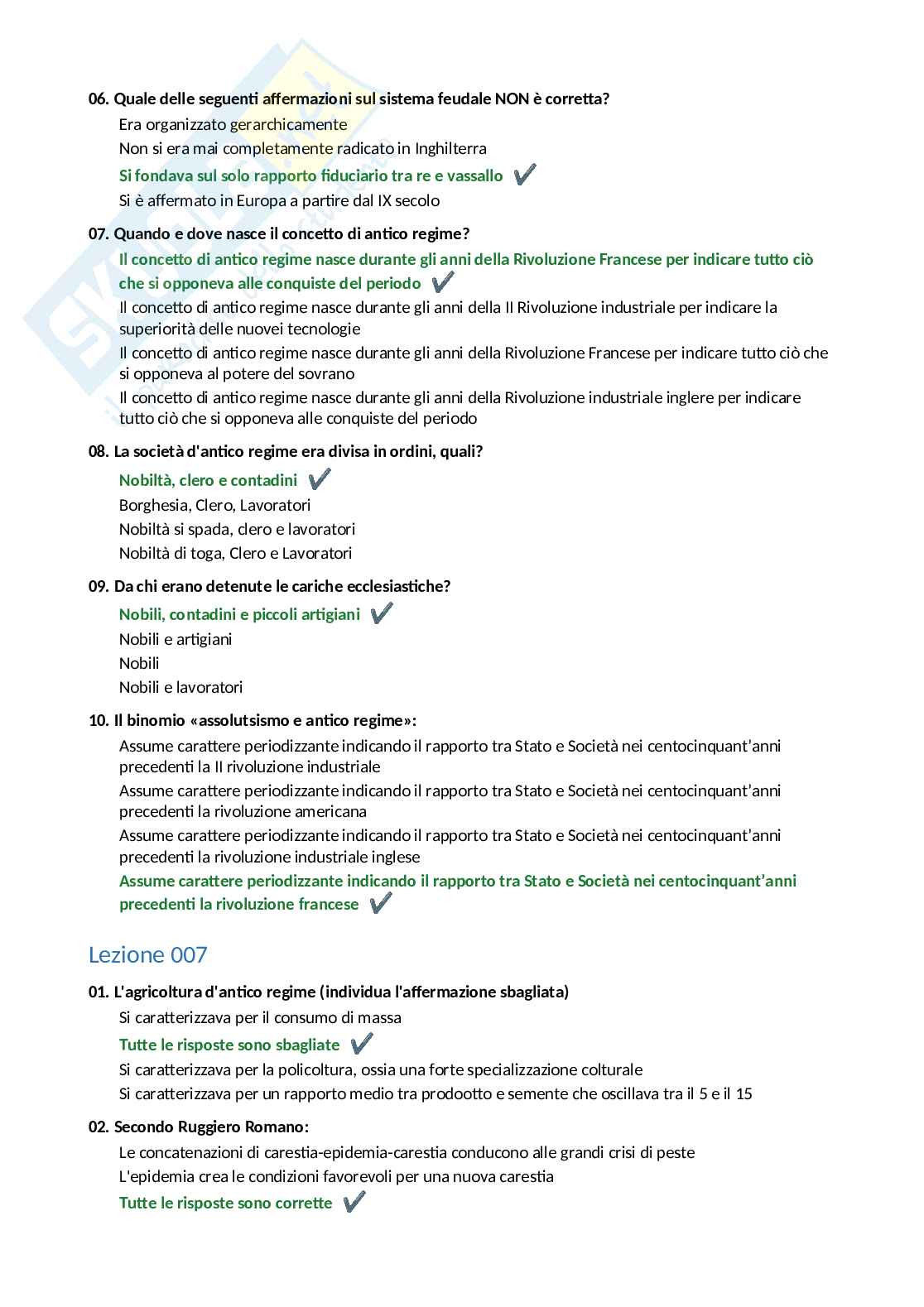 Paniere completo Storia economica, 2026  Pag. 6
