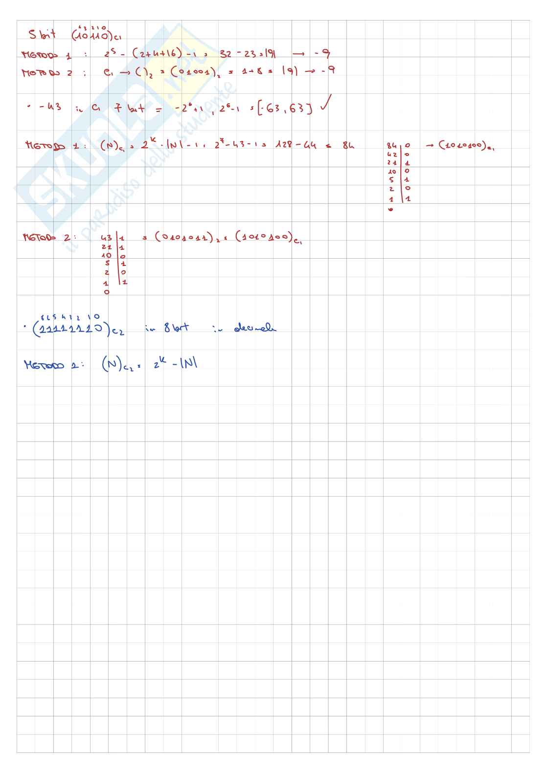 Esercizi codifica Pag. 6