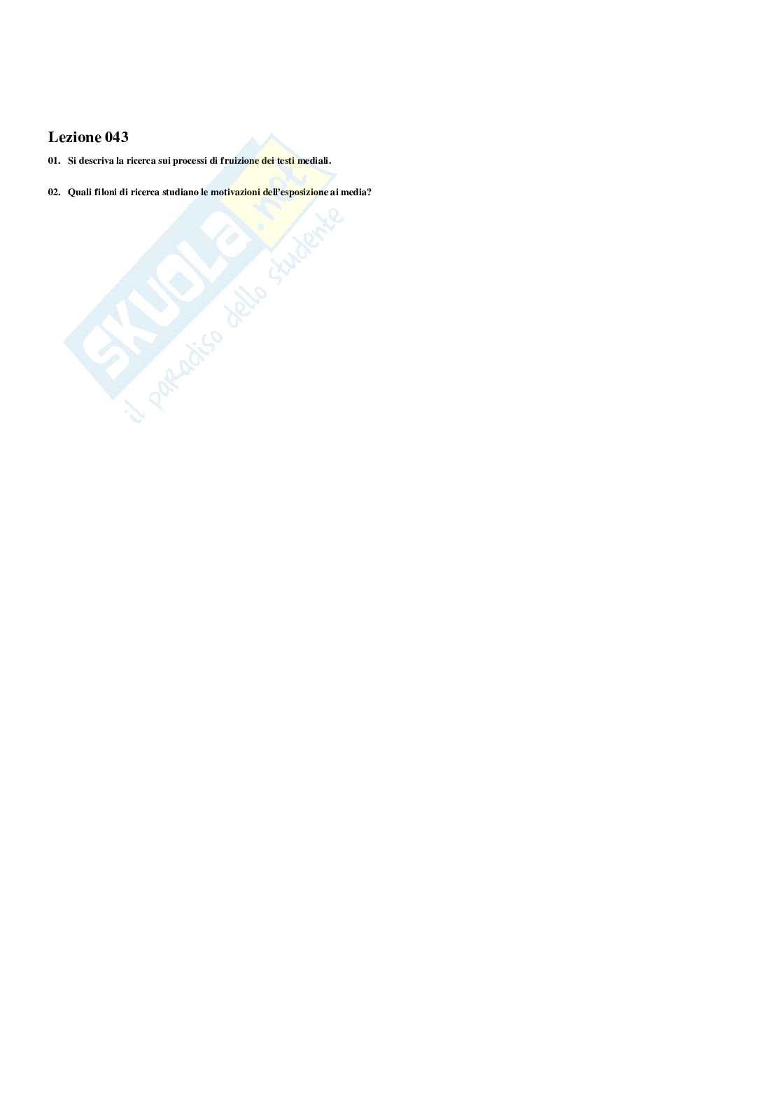 Paniere Metodologia della ricerca sociale - Risposte multiple - aggiornato (2026) Pag. 46