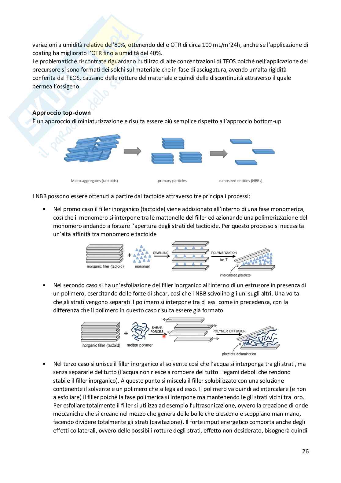 Nanotecnologie nell'industria alimentare Pag. 26