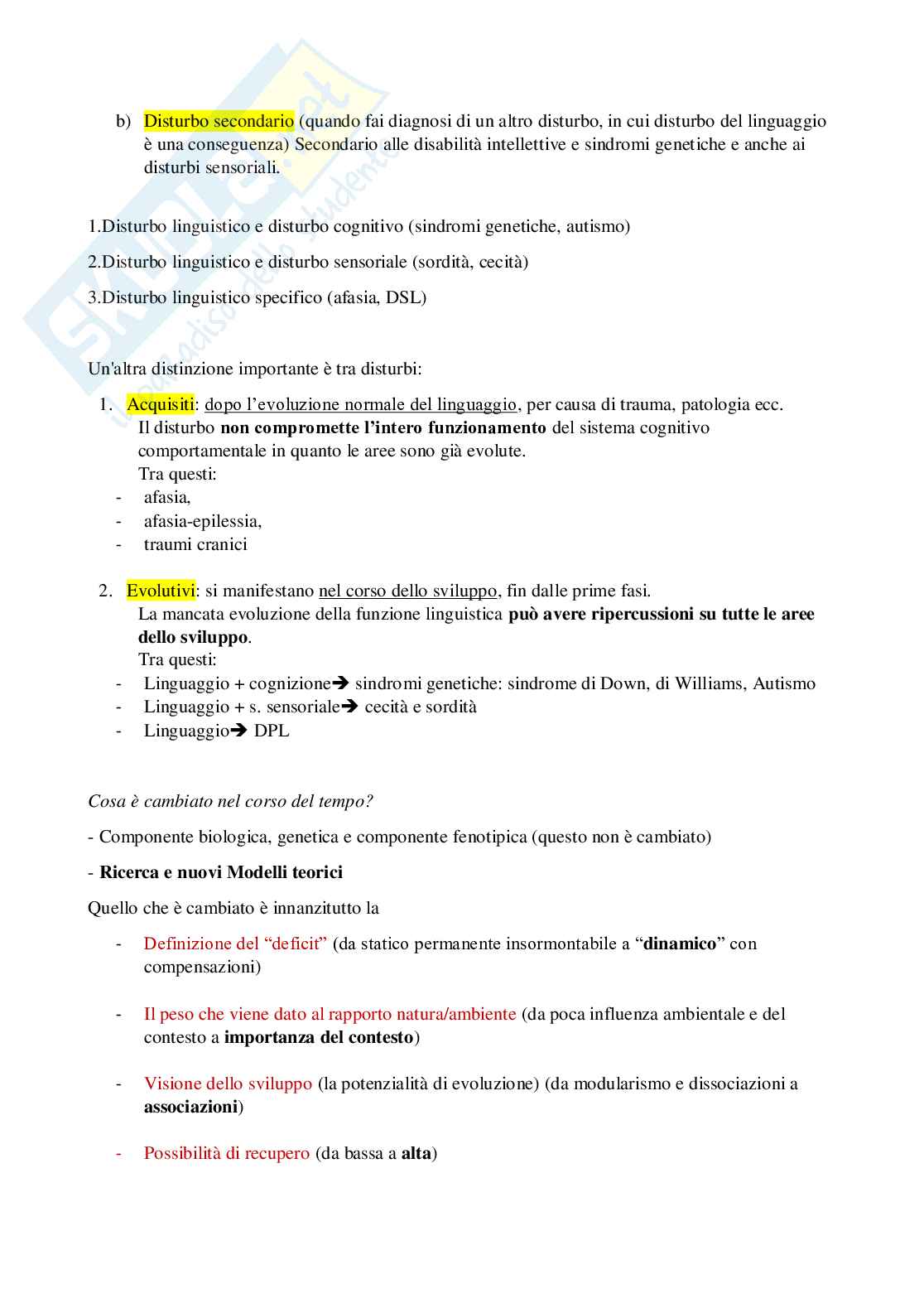 Sviluppo comunicativo e linguistico tipico e atipico Pag. 51