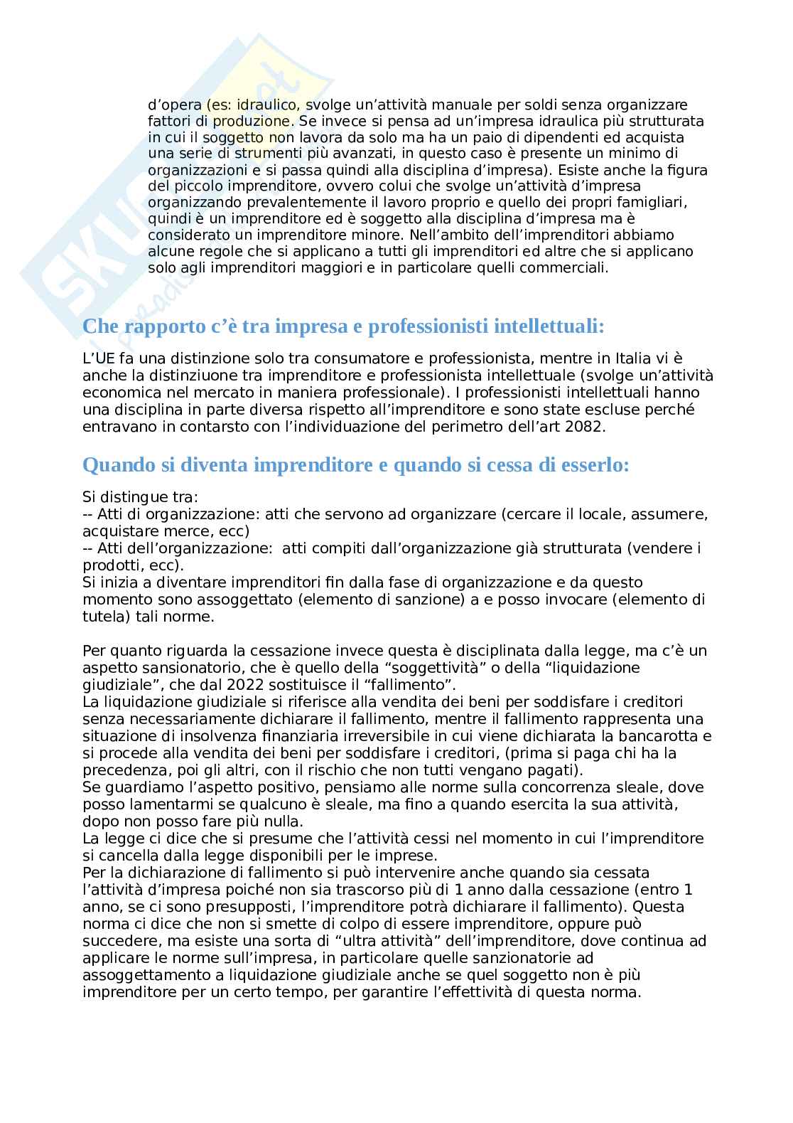 Diritto commerciale Pag. 2