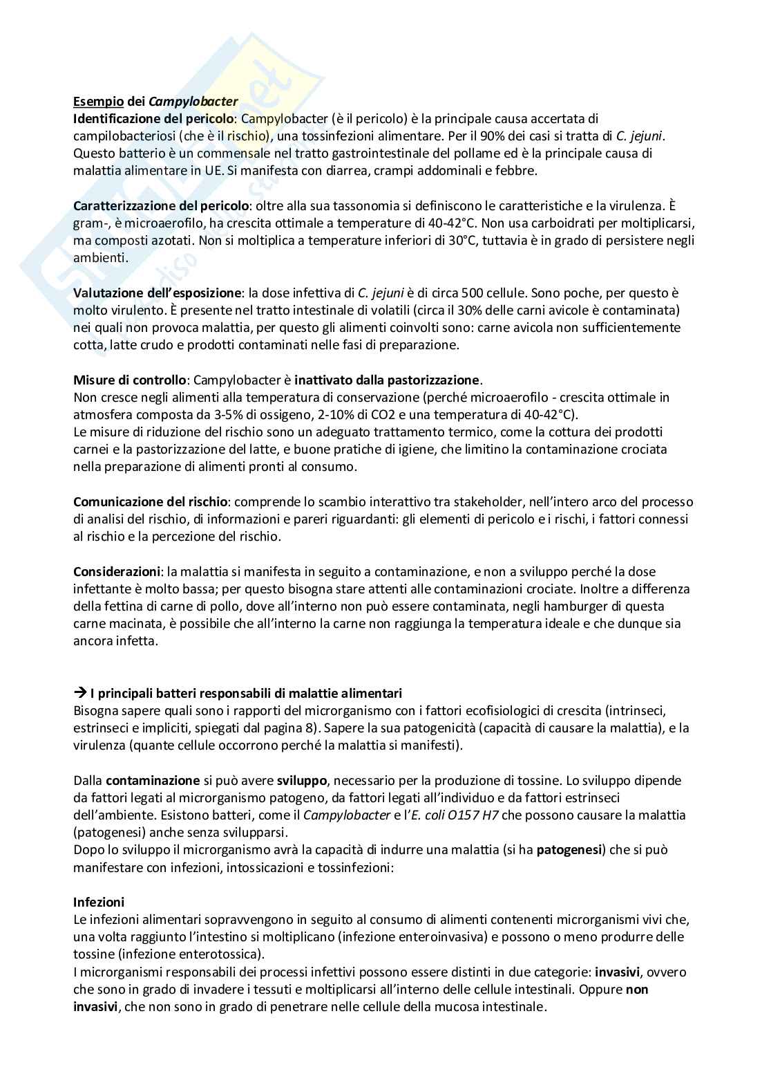 Microbiologia degli alimenti Pag. 21