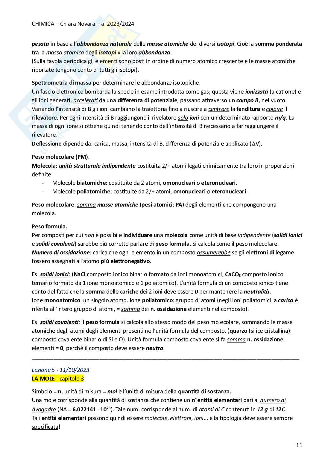 Appunti Chimica Pag. 11