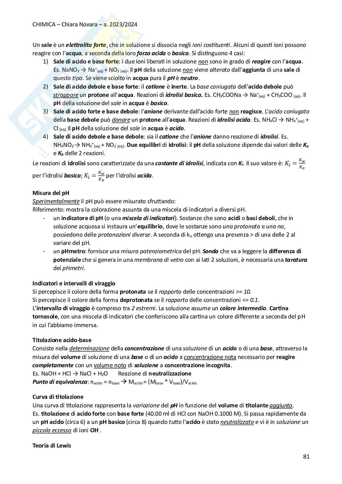Appunti Chimica Pag. 81
