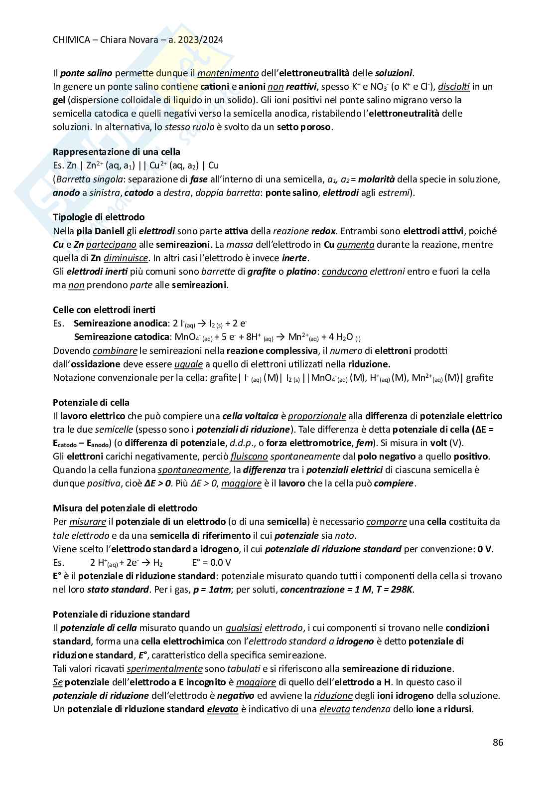 Appunti Chimica Pag. 86