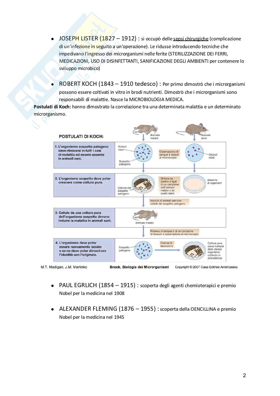Microbiologia generale e agraria Pag. 2