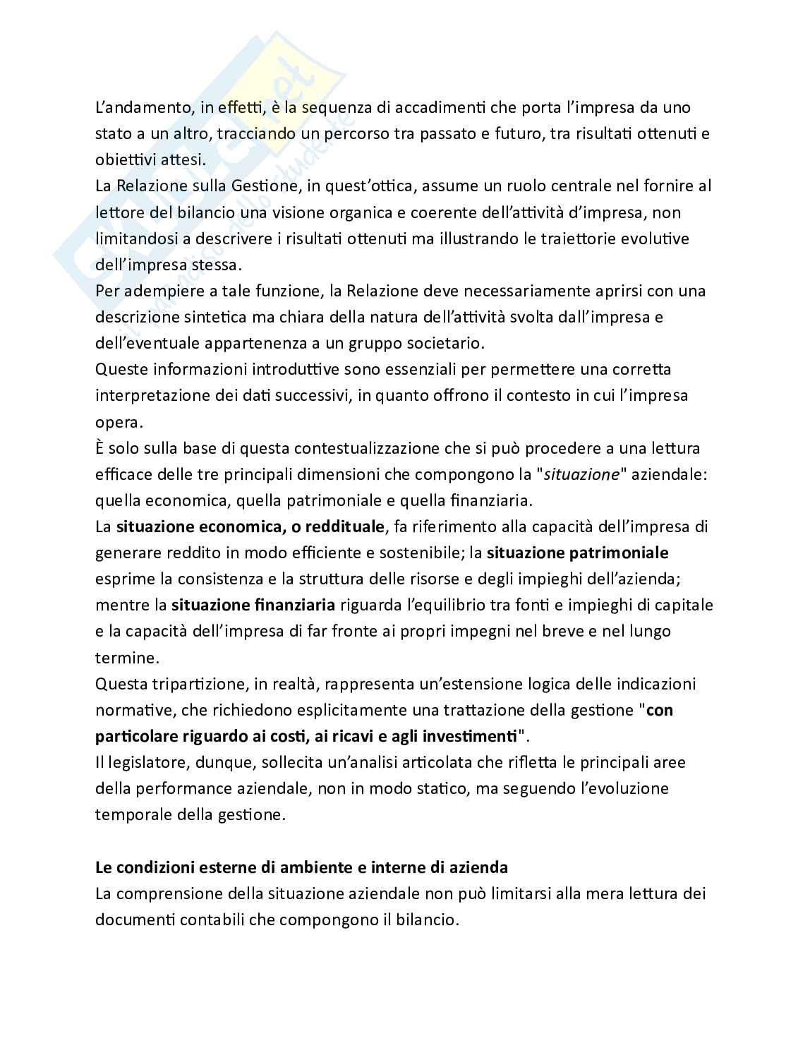 Bilancio e analisi economico-finanziaria - Teoria, parte 4 - Il rendiconto finanziario, la nota integrativa e la relazione sulla gestione Pag. 16