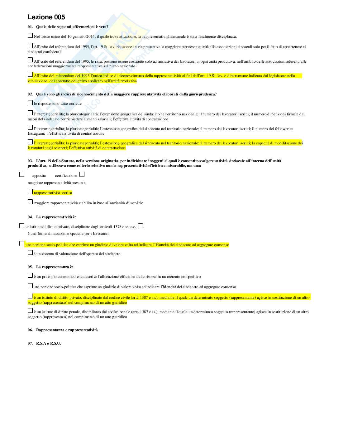 Diritto del lavoro Pag. 6