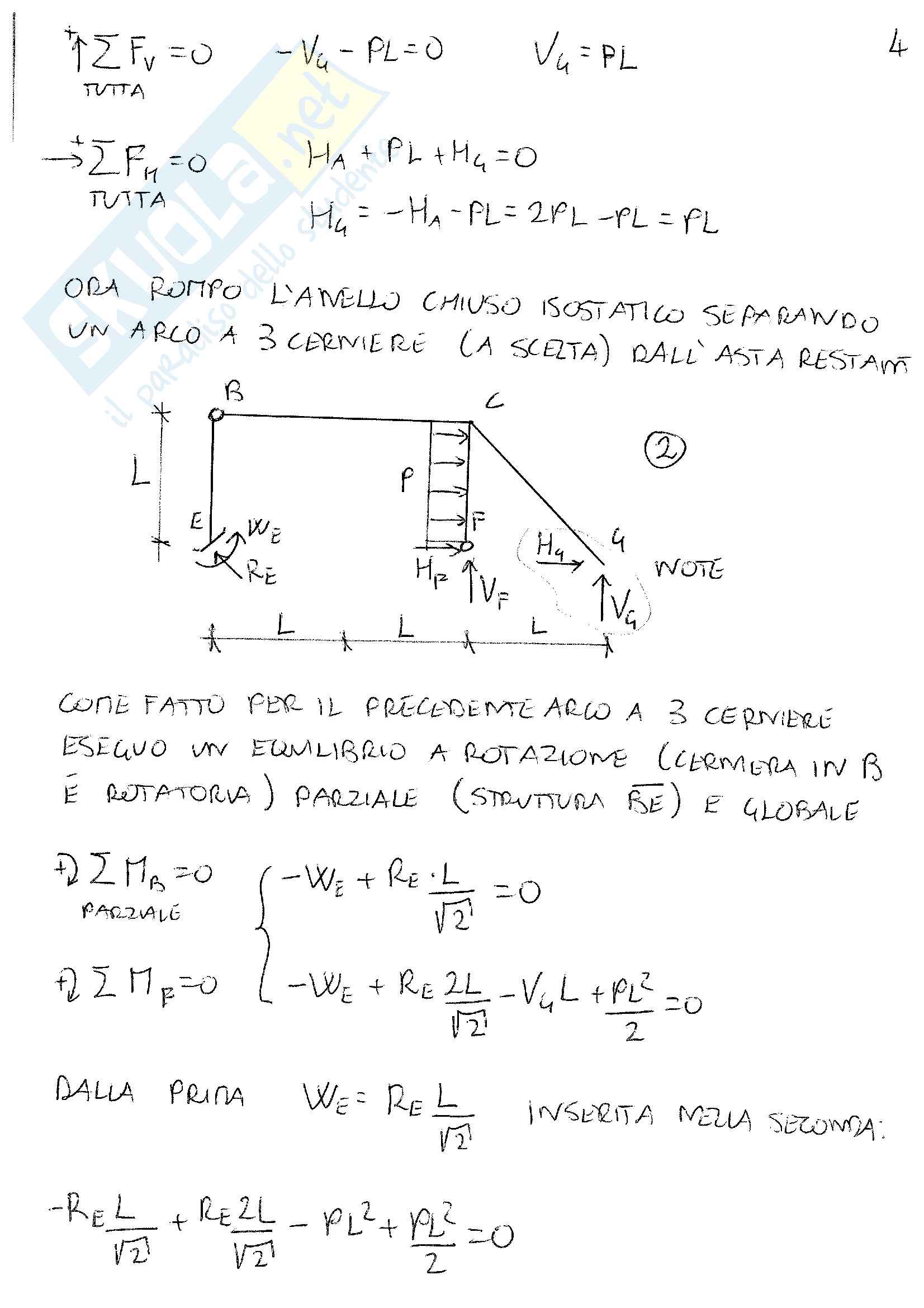 Scienza delle Costruzioni - Temi d'esame svolti Pag. 31