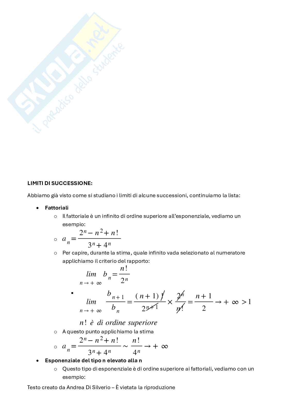 Appunti di Analisi matematica I Pag. 21