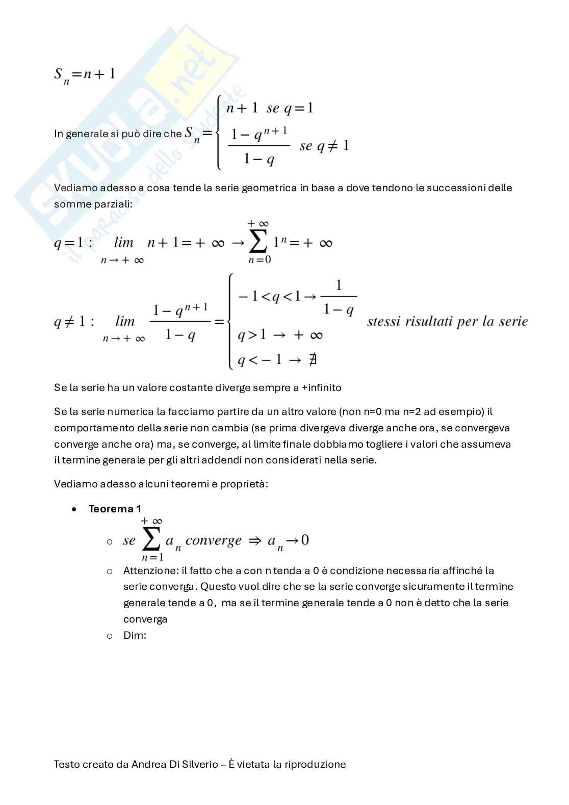 Appunti di Analisi matematica I Pag. 26