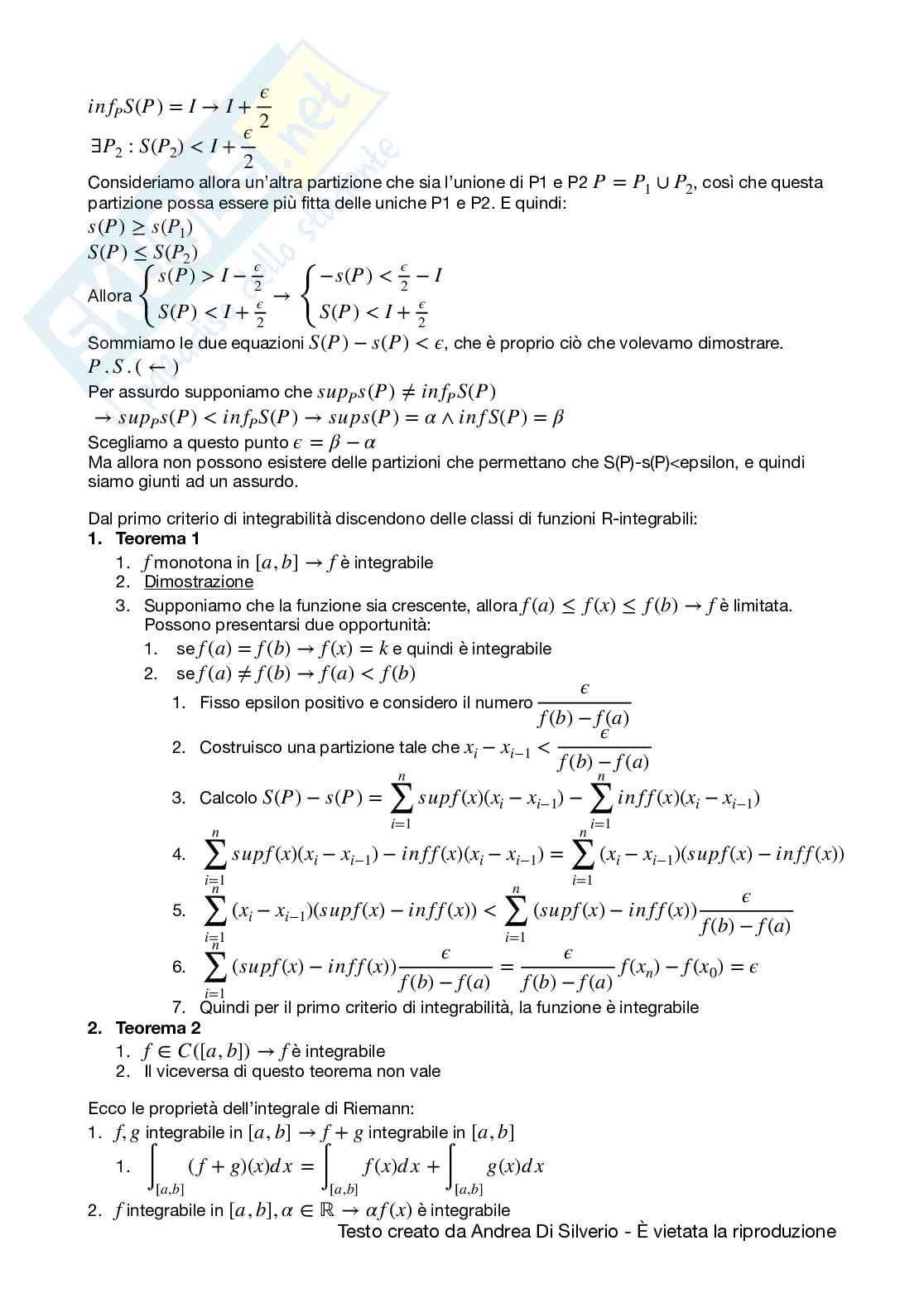 Appunti di Analisi matematica I Pag. 71