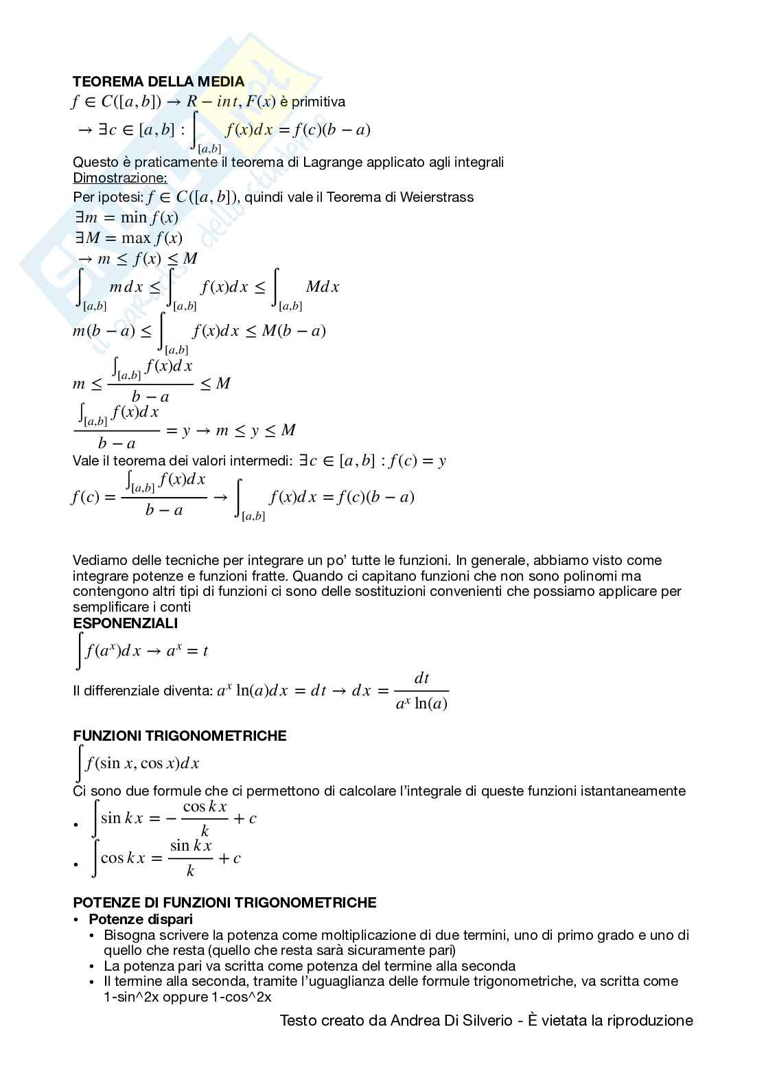 Appunti di Analisi matematica I Pag. 81
