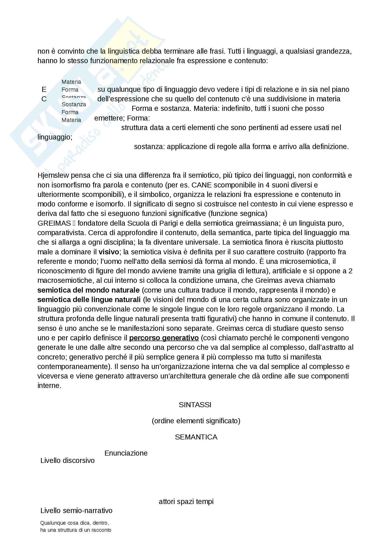 Semiotica delle arti - Appunti Pag. 6