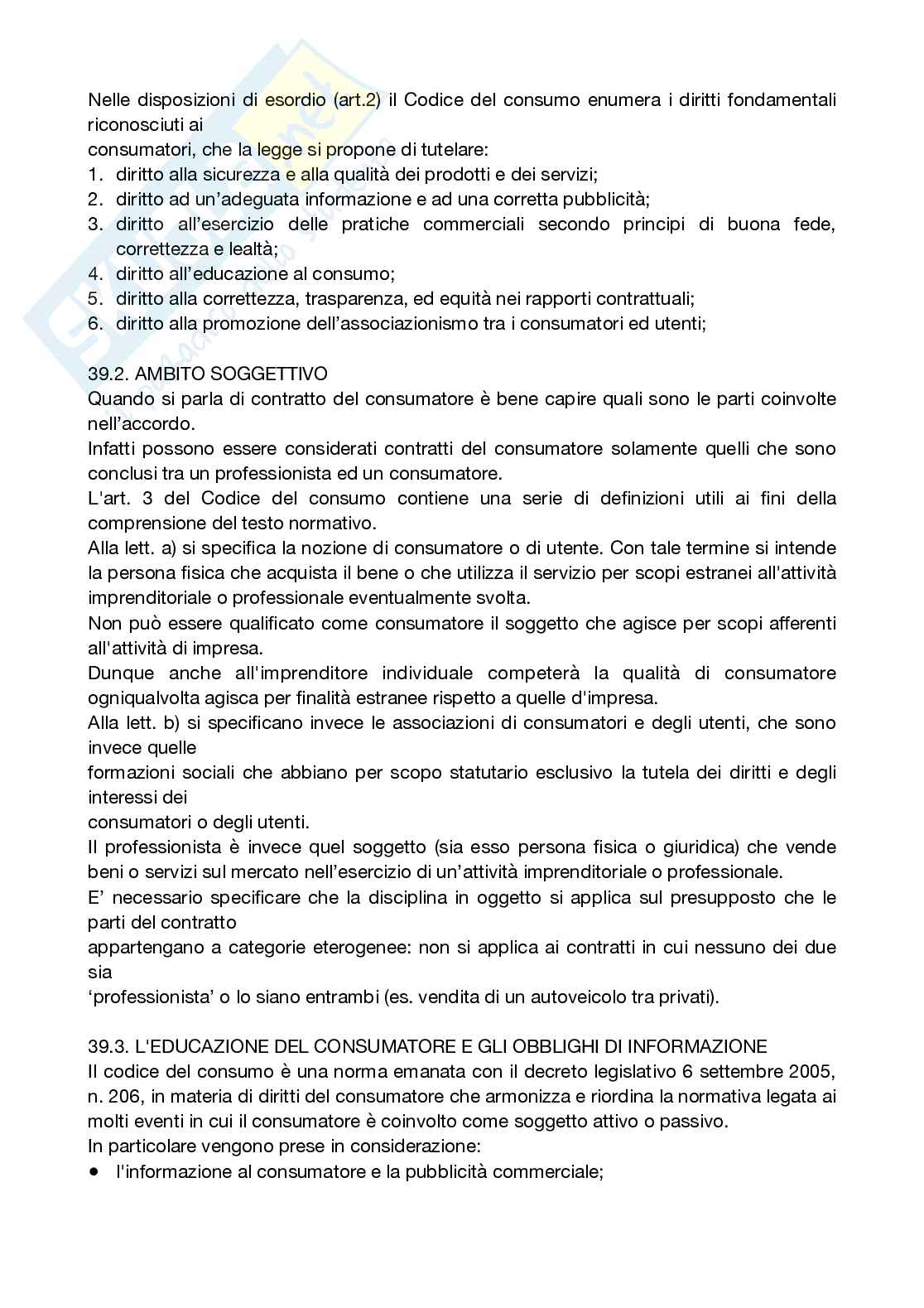 Contratti del consumatore  Pag. 2