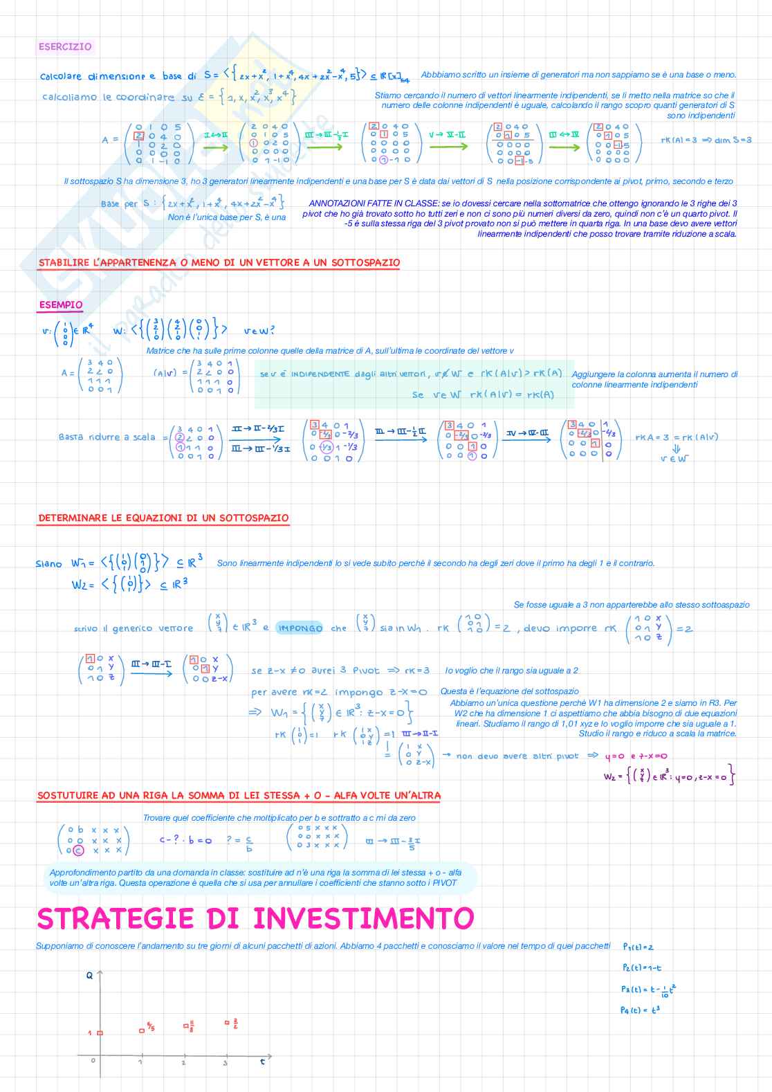 Elementi di Algebra lineare e geometria Pag. 41