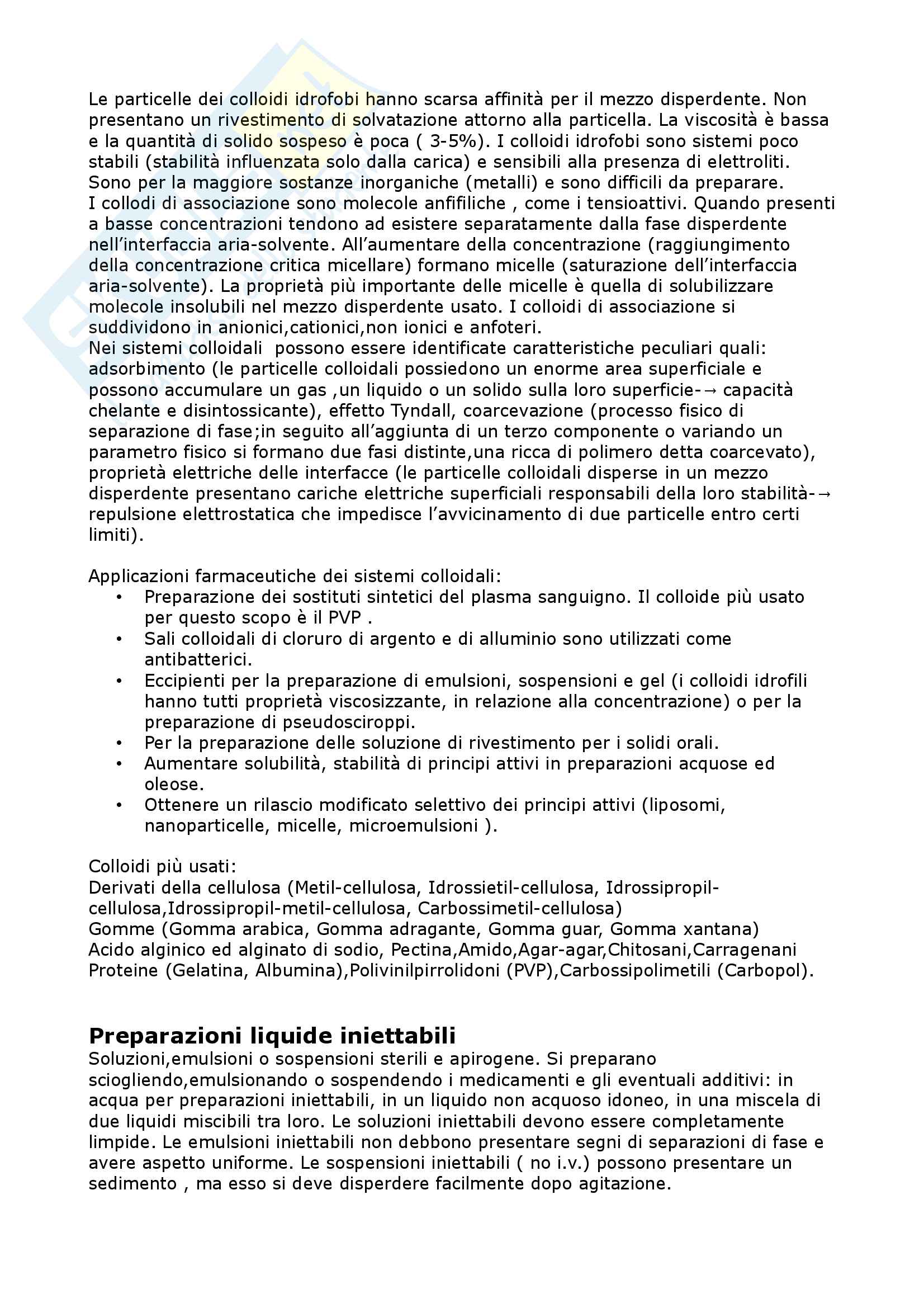 Principi di tecnologia farmaceutica (domande esame) Pag. 16