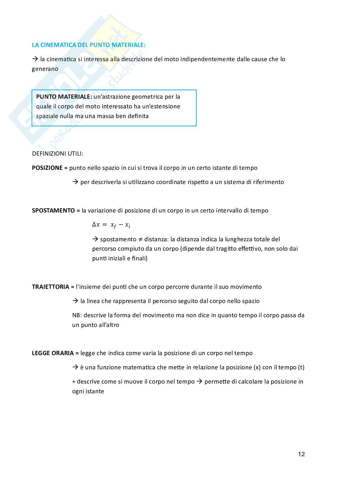 Fisica medica – completo Semestre filtro Medicina Pag. 11