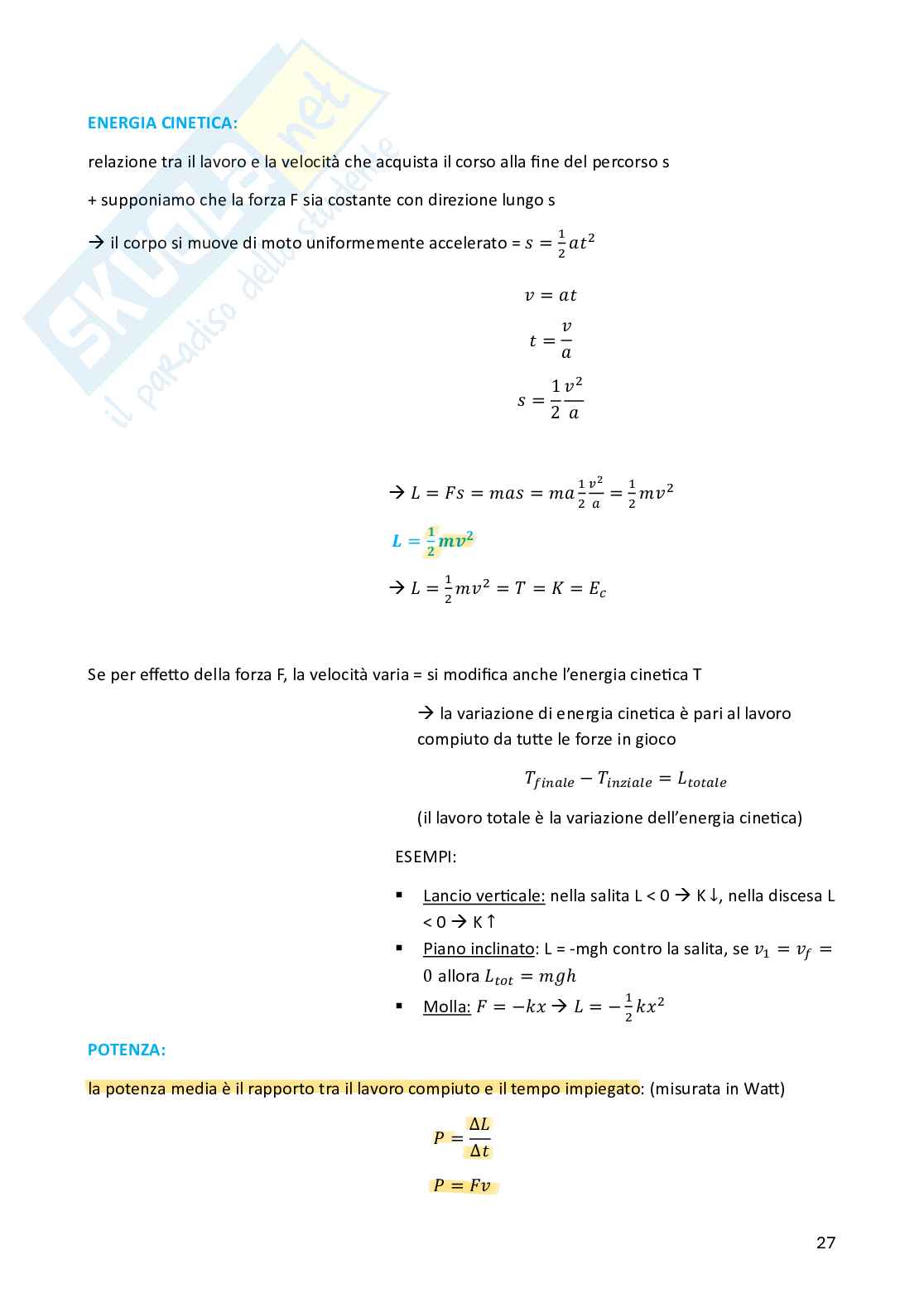 Fisica medica – completo Semestre filtro Medicina Pag. 26