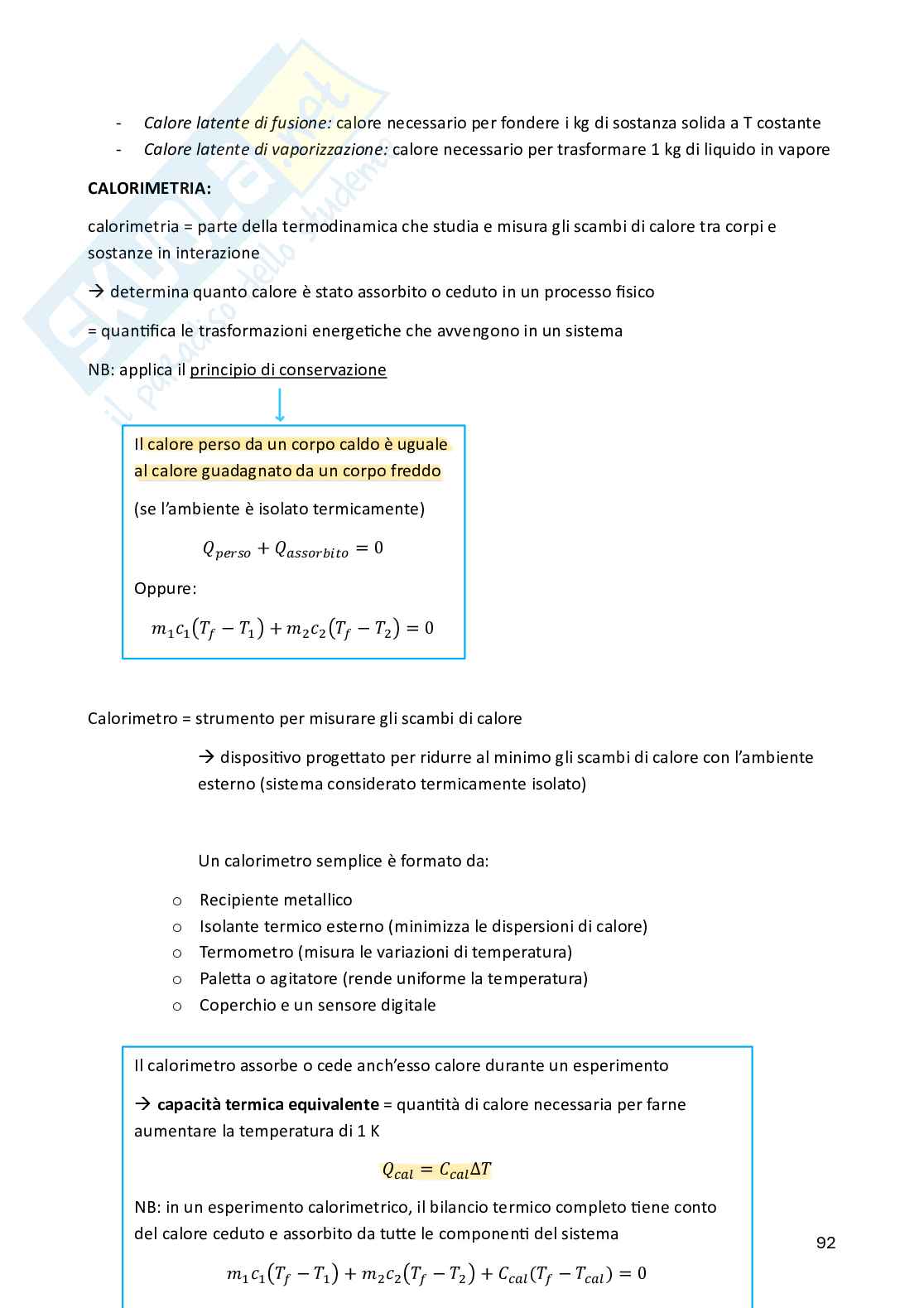 Fisica medica – completo Semestre filtro Medicina Pag. 91