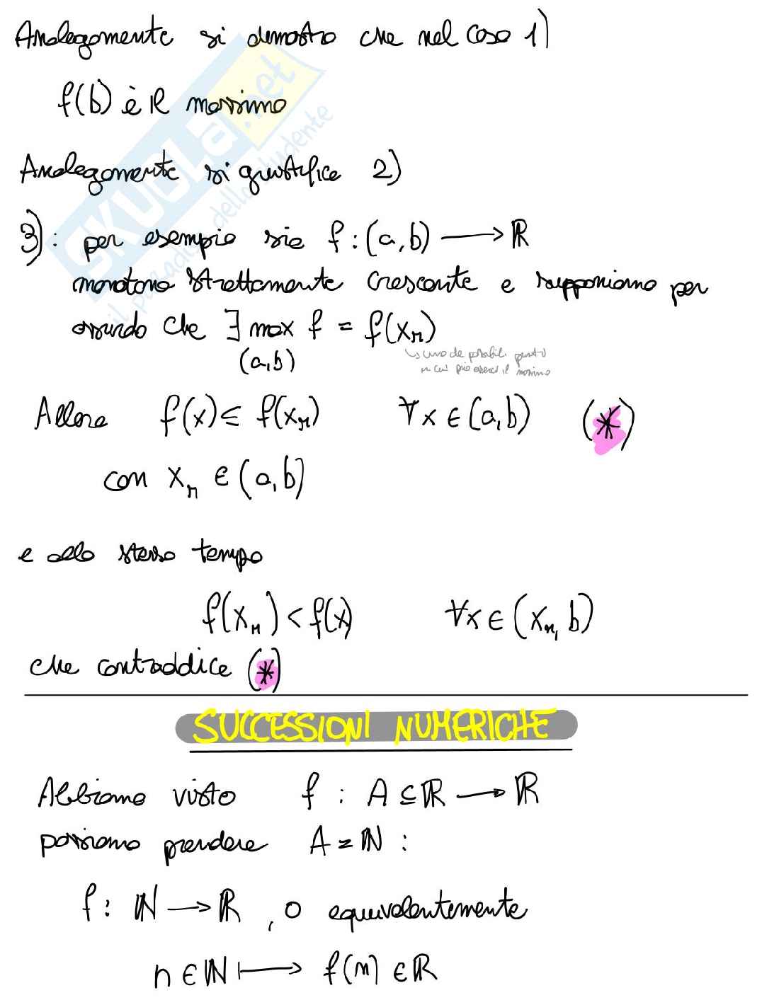 Appunti Analisi matematica I - prima parte Pag. 11