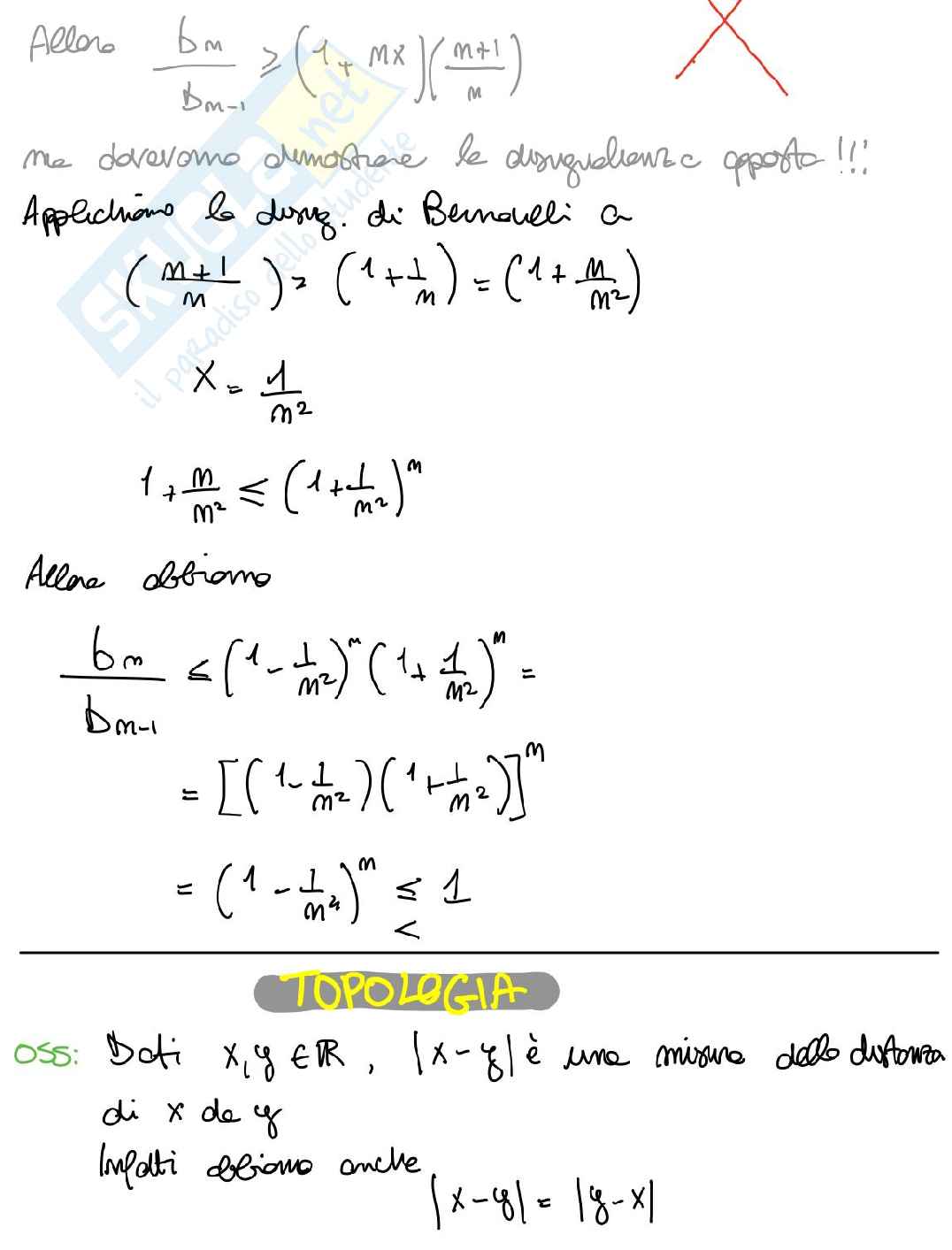 Appunti Analisi matematica I - prima parte Pag. 31