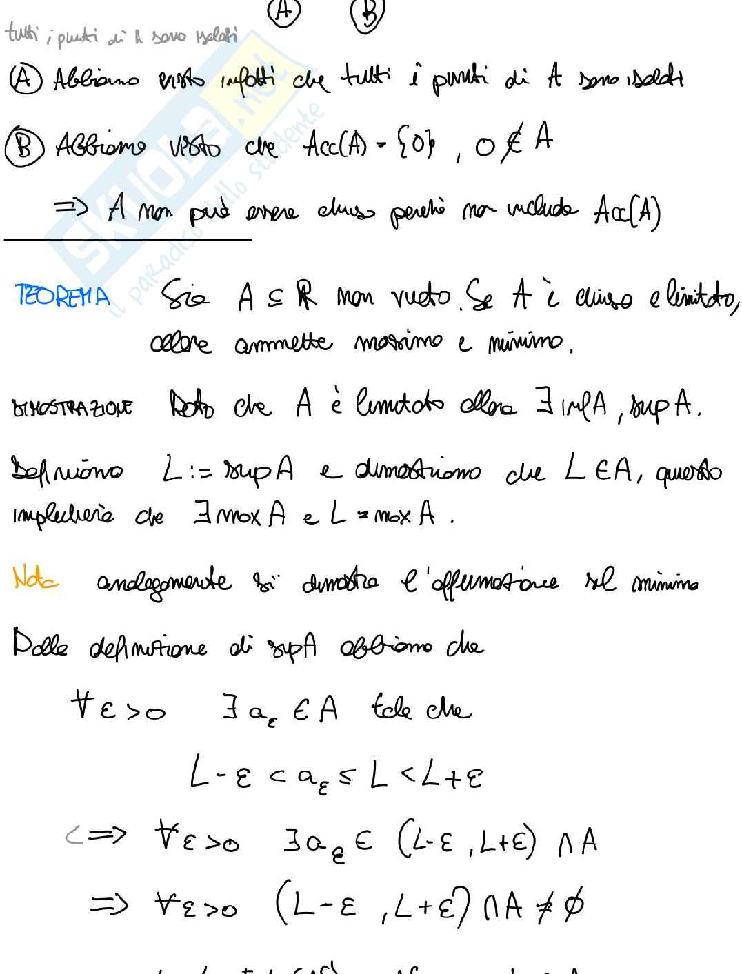 Appunti Analisi matematica I - prima parte Pag. 41