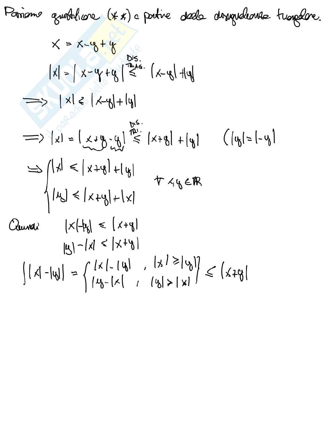 Appunti Analisi matematica I - prima parte Pag. 46