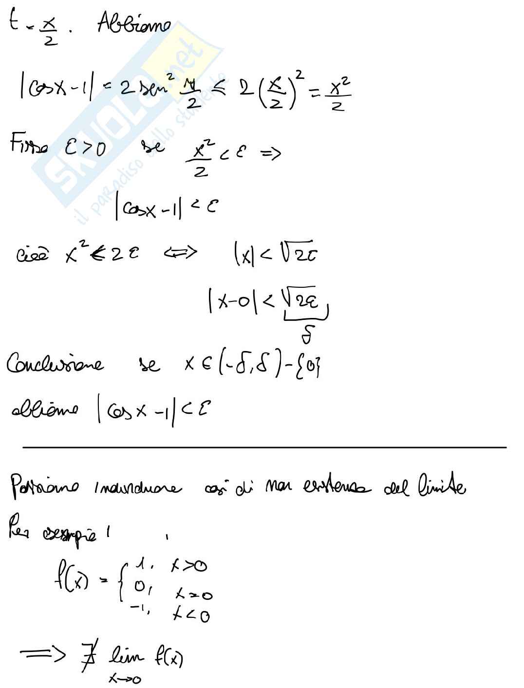 Appunti Analisi matematica I - prima parte Pag. 56