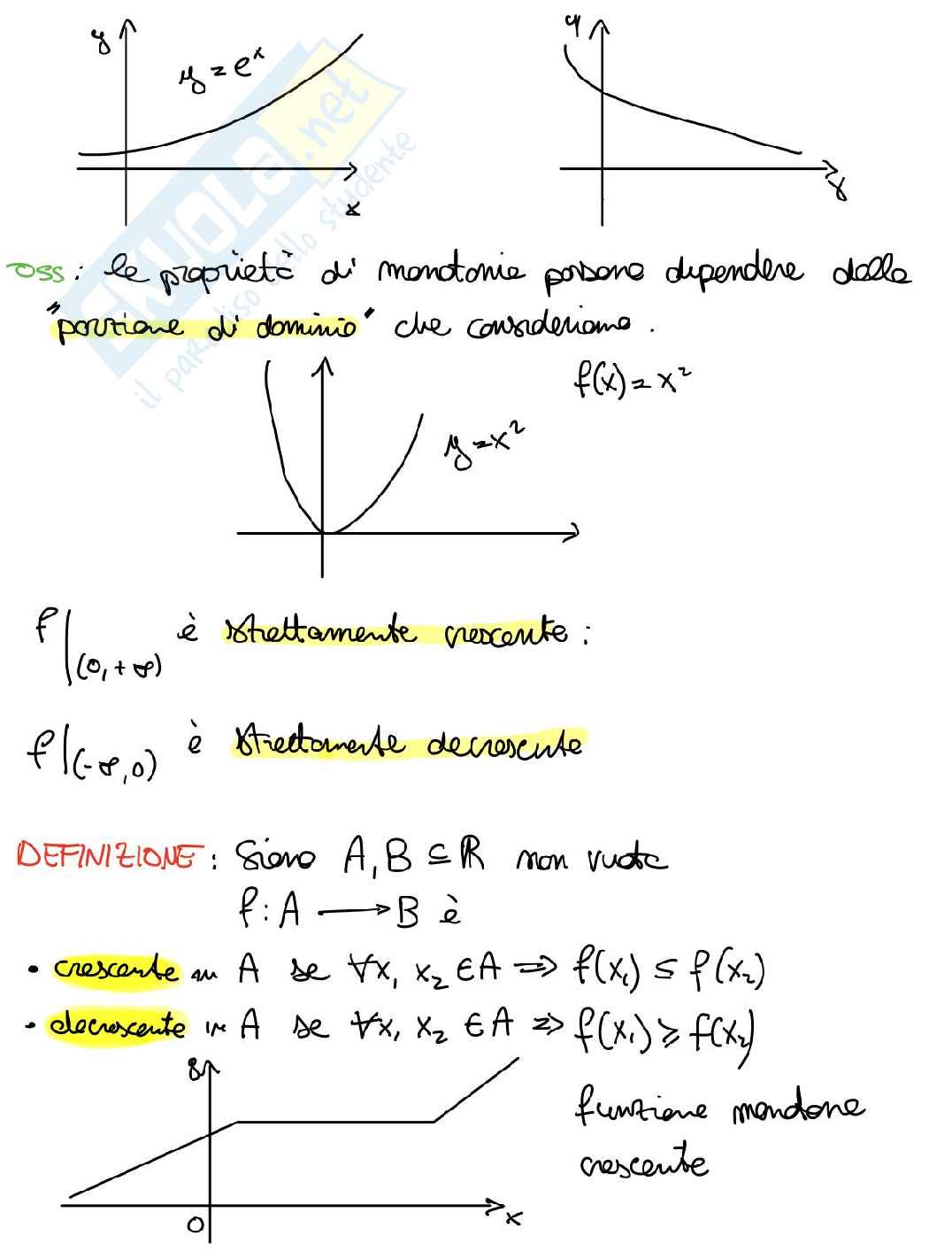Appunti Analisi matematica I - prima parte Pag. 6