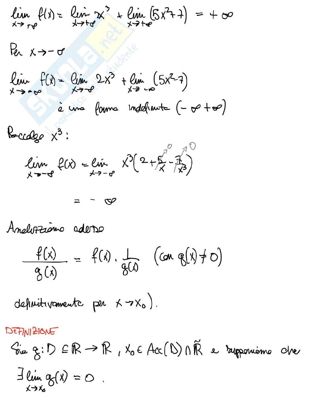 Appunti Analisi matematica I - prima parte Pag. 81