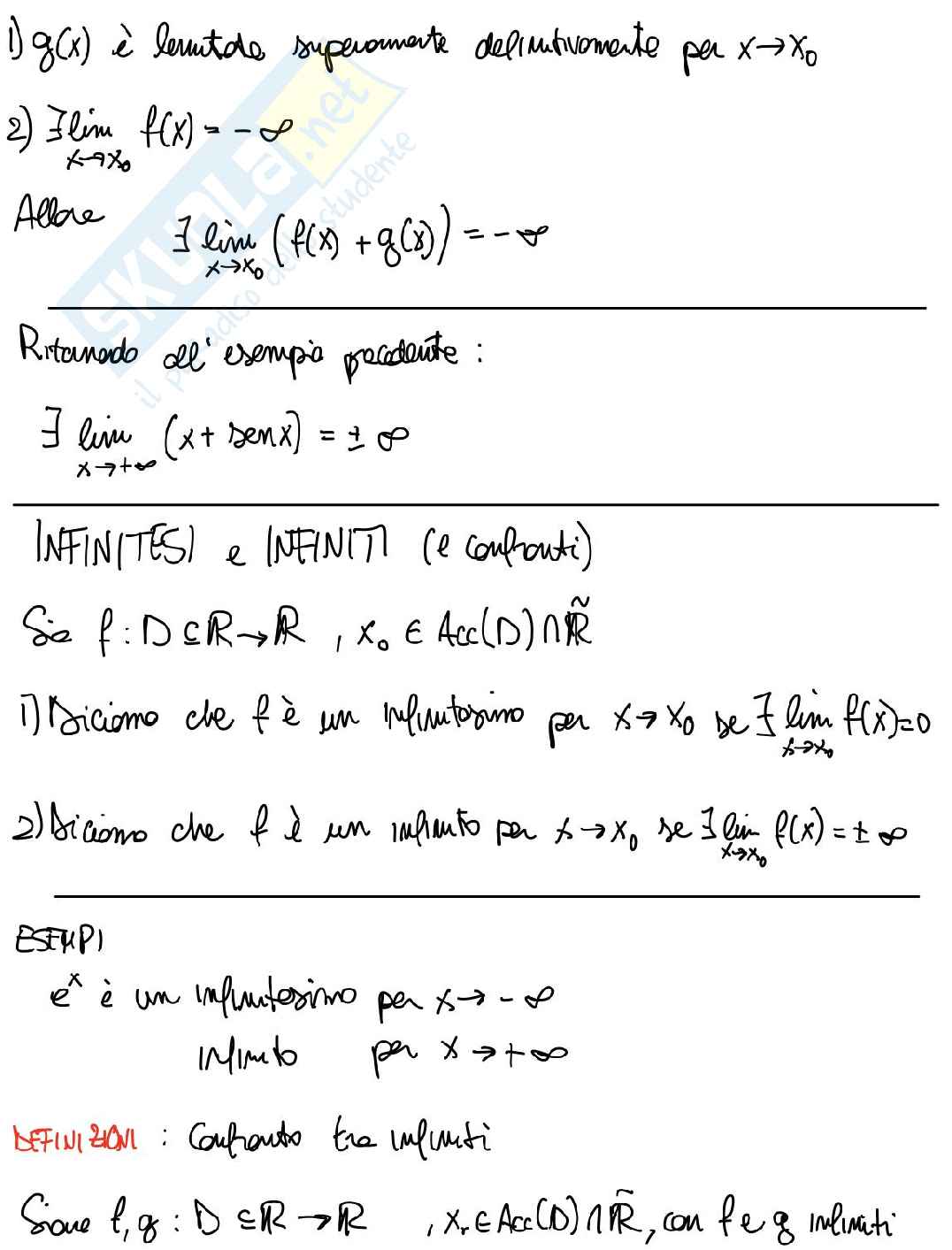 Appunti Analisi matematica I - prima parte Pag. 91