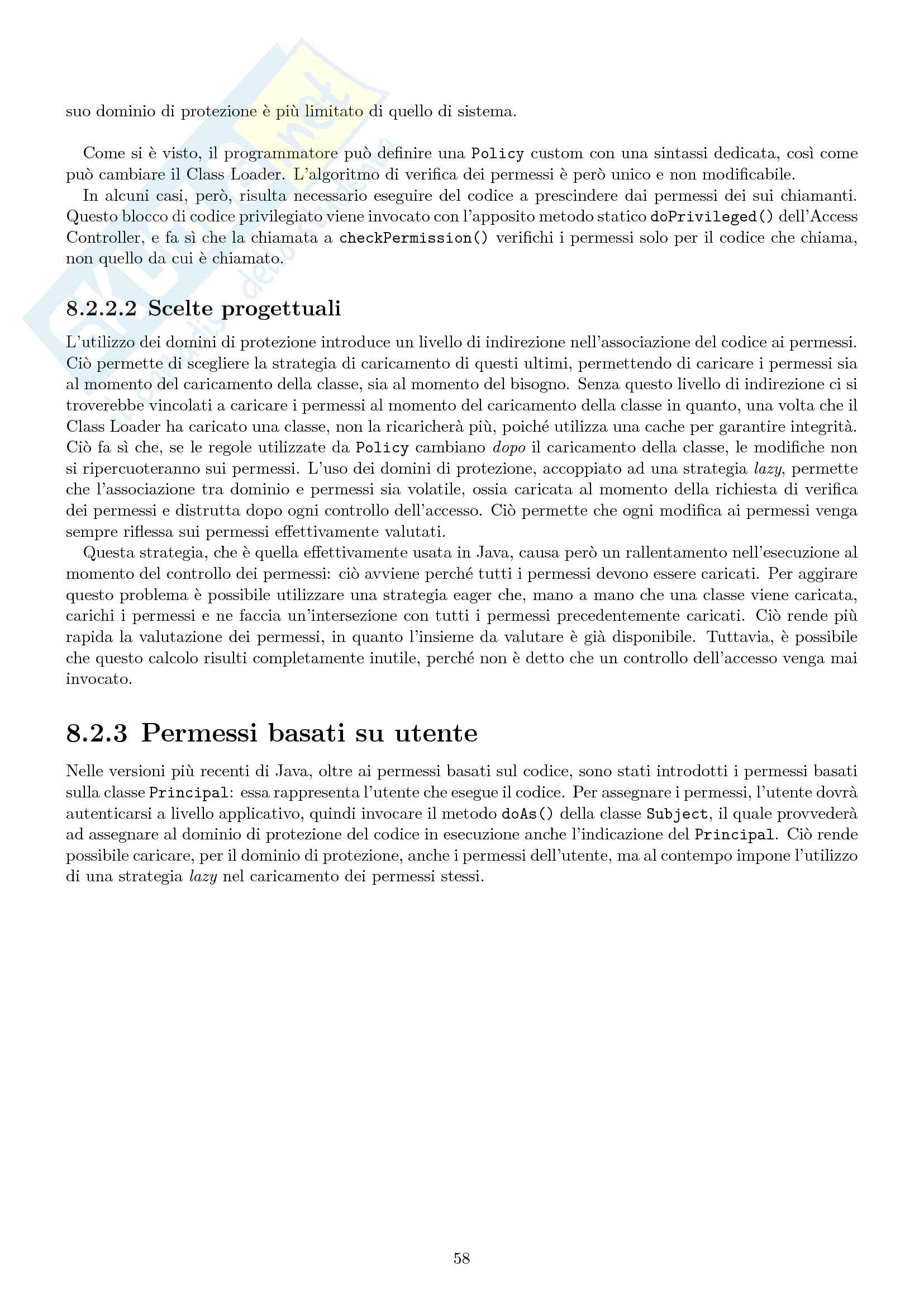 Appunti di Sicurezza dell'Informazione Pag. 61