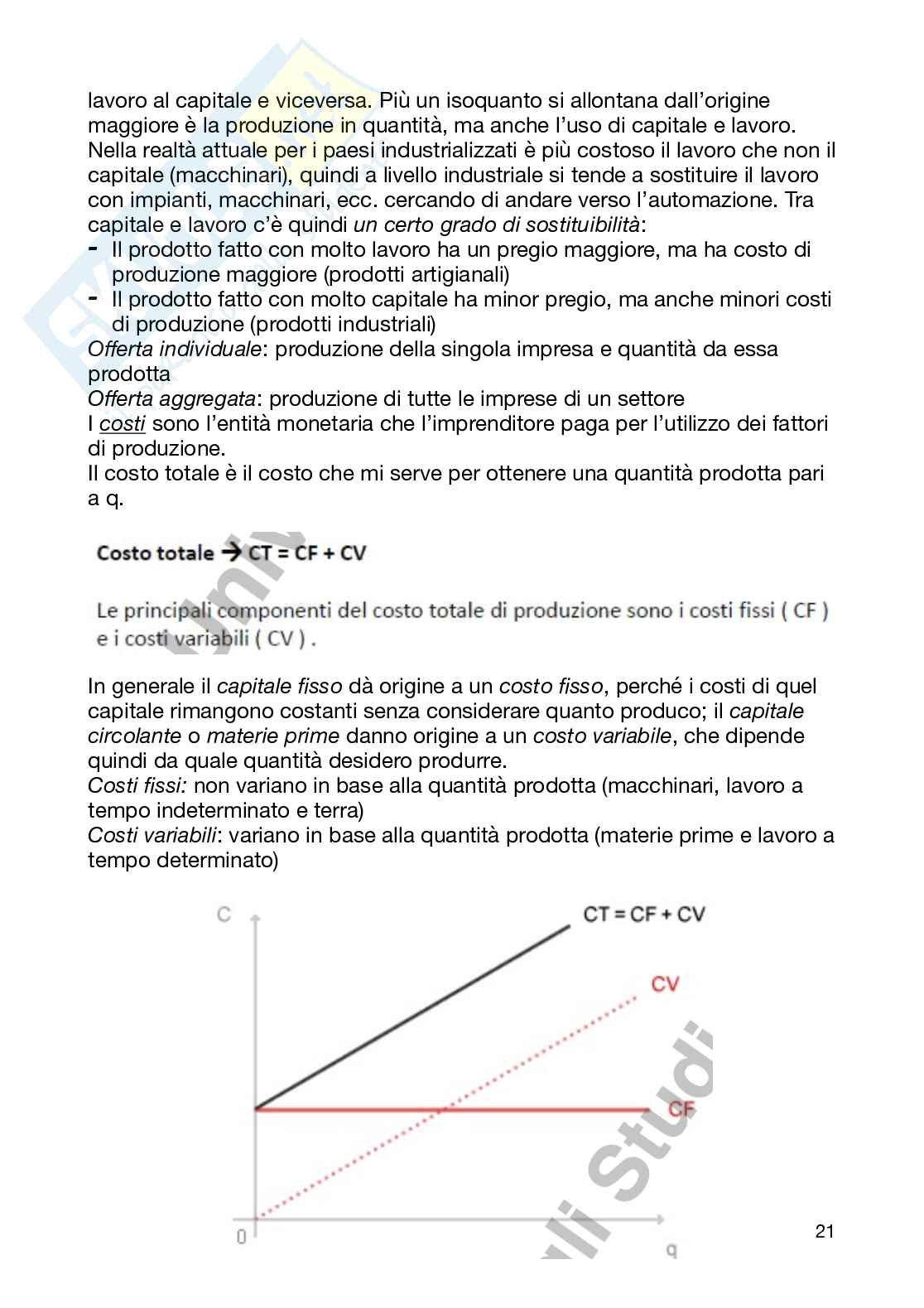 Economia e politica alimentare Pag. 21
