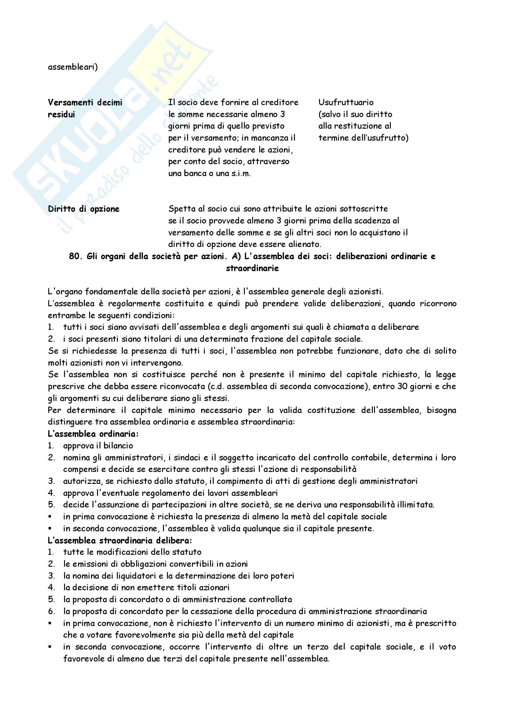 Riassunto esame Diritto Commerciale, prof. Mangano Pag. 26