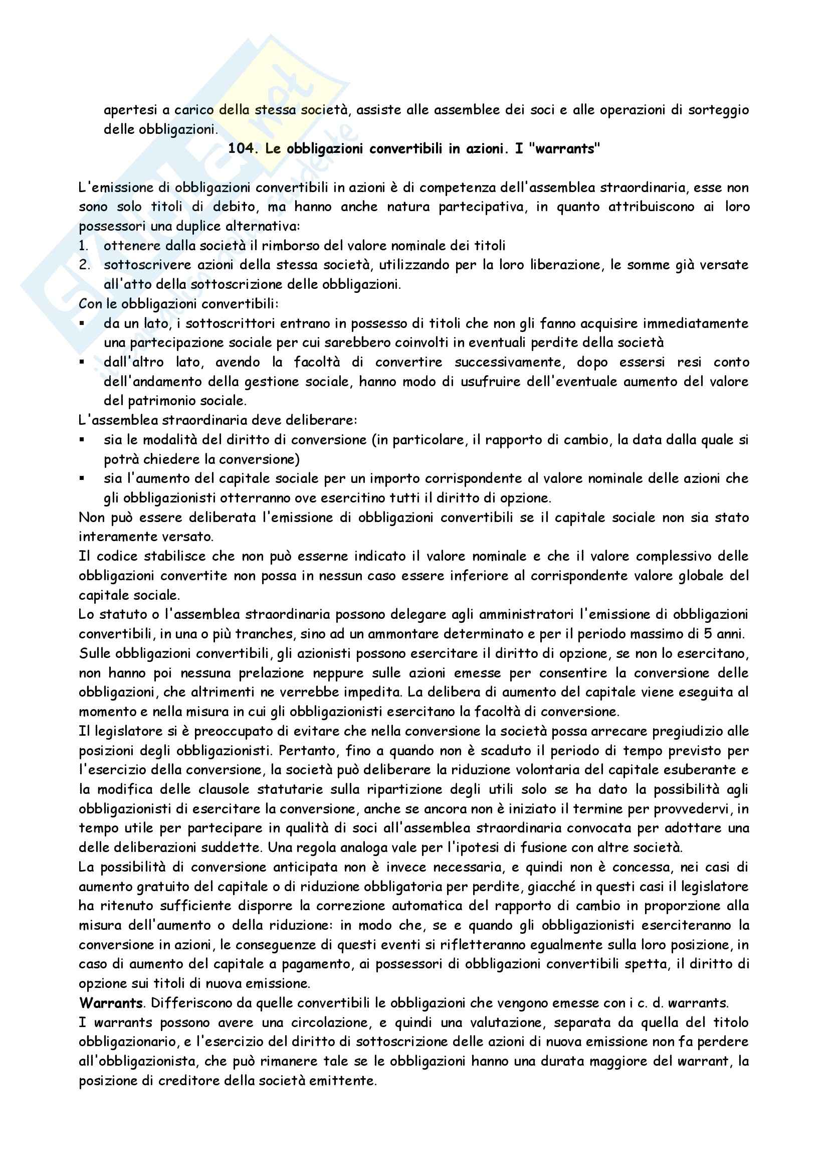 Riassunto esame Diritto Commerciale, prof. Mangano Pag. 46