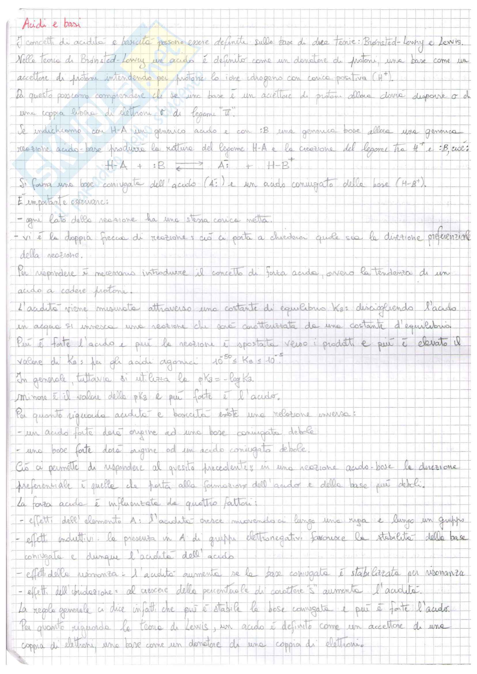 Chimica organica -appunti Pag. 6