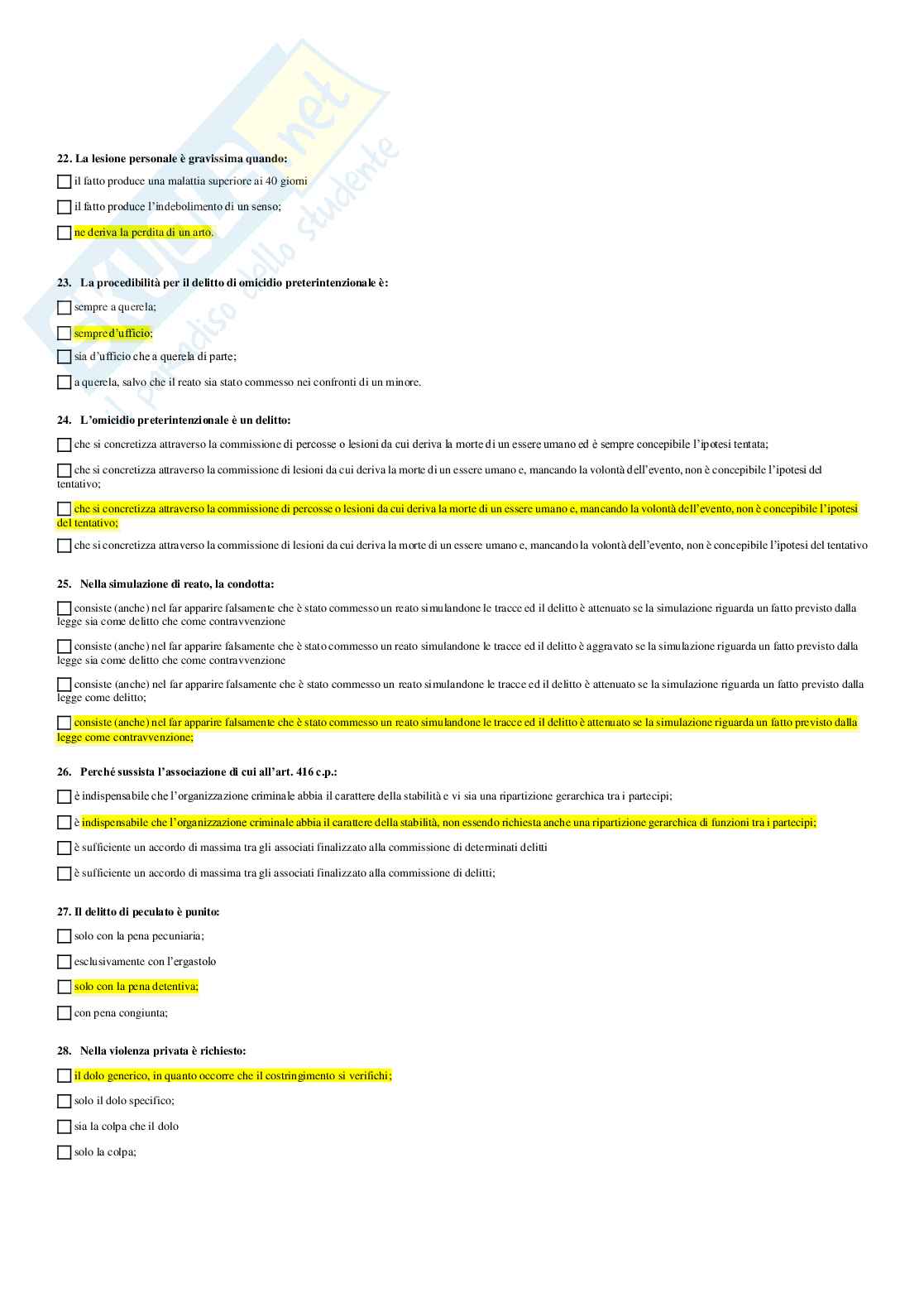 Paniere Diritto penale Pag. 6