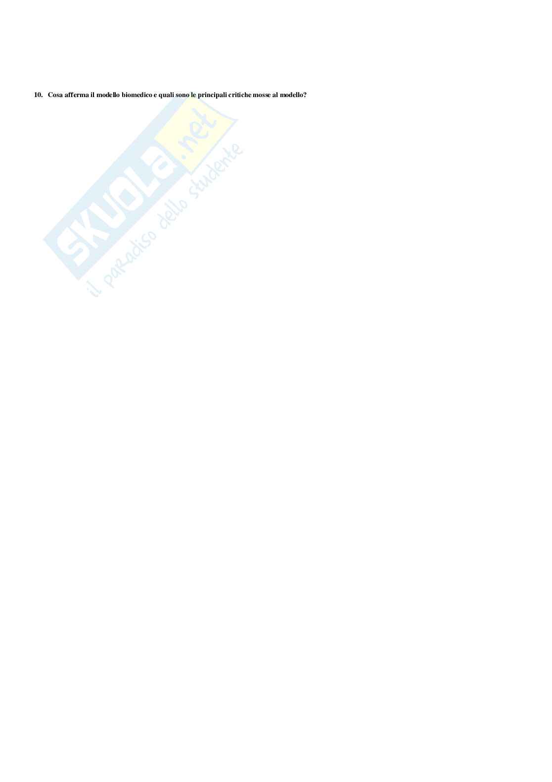 Paniere di Psicologia della salute (2026) - Risposte multiple corrette Pag. 6