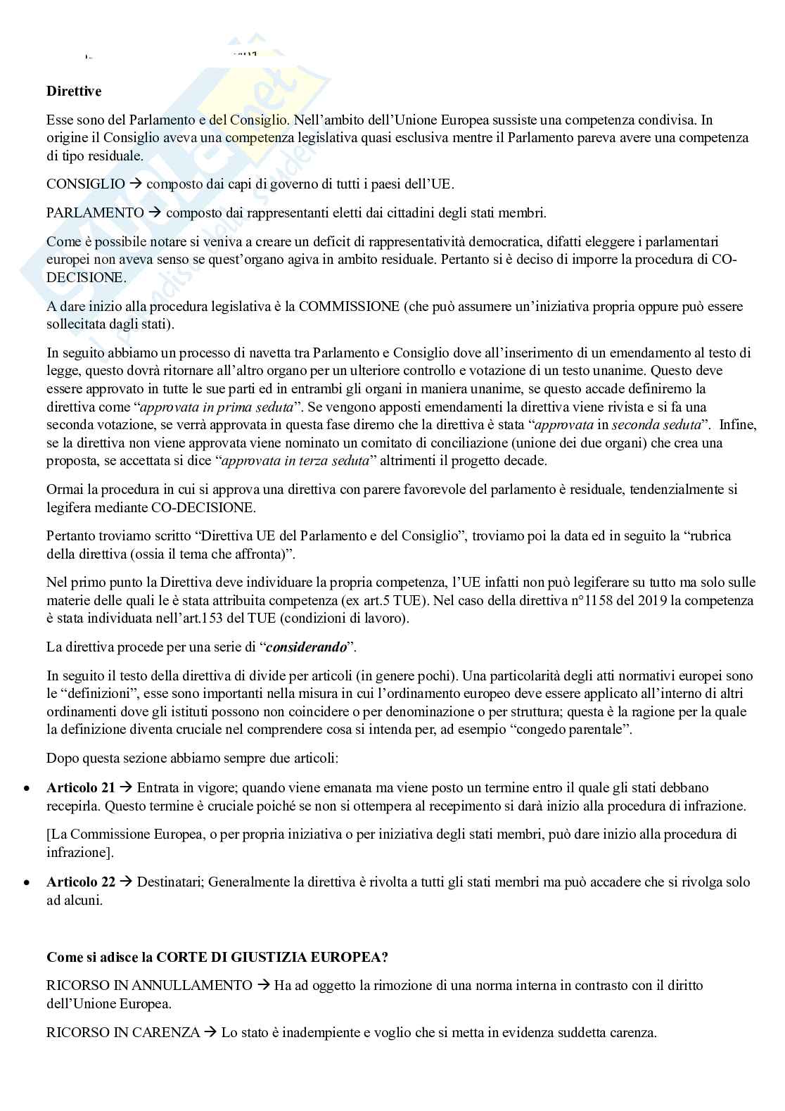 Diritto del lavoro Pag. 16