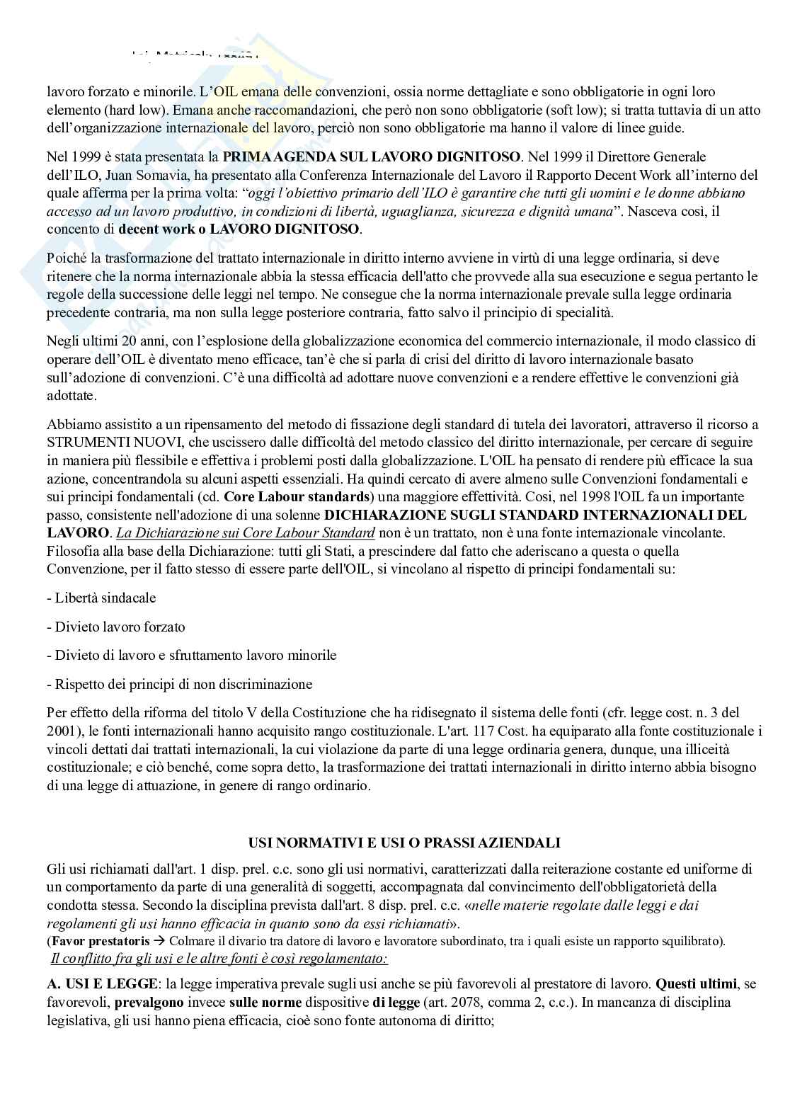 Diritto del lavoro Pag. 6