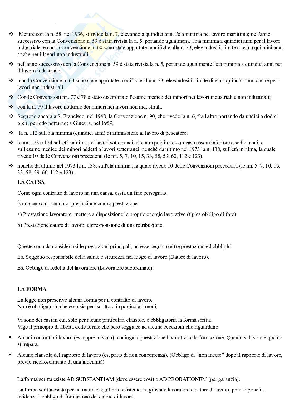 Diritto del lavoro Pag. 61