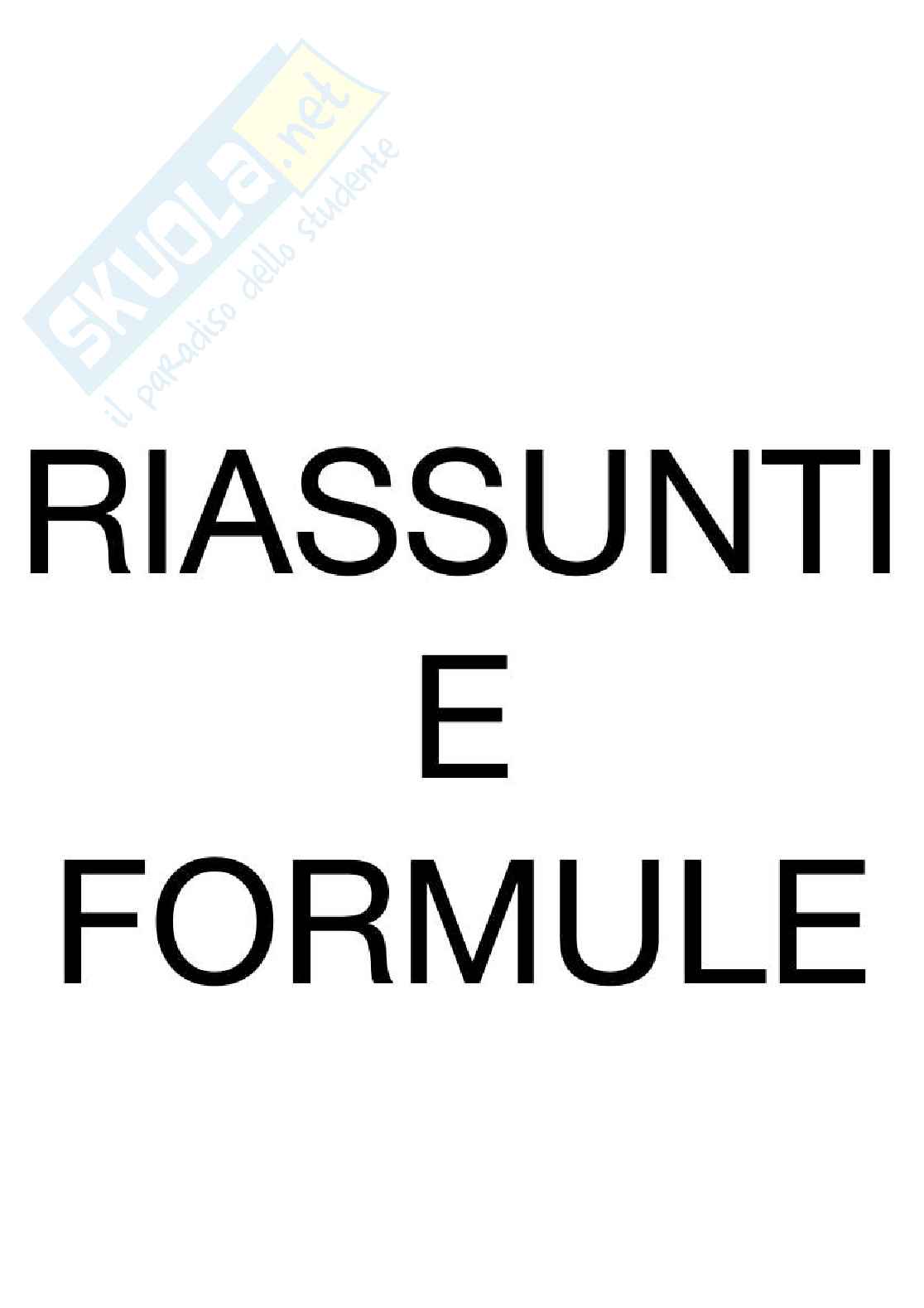 Appunti e formulario Impianti industriali Pag. 1