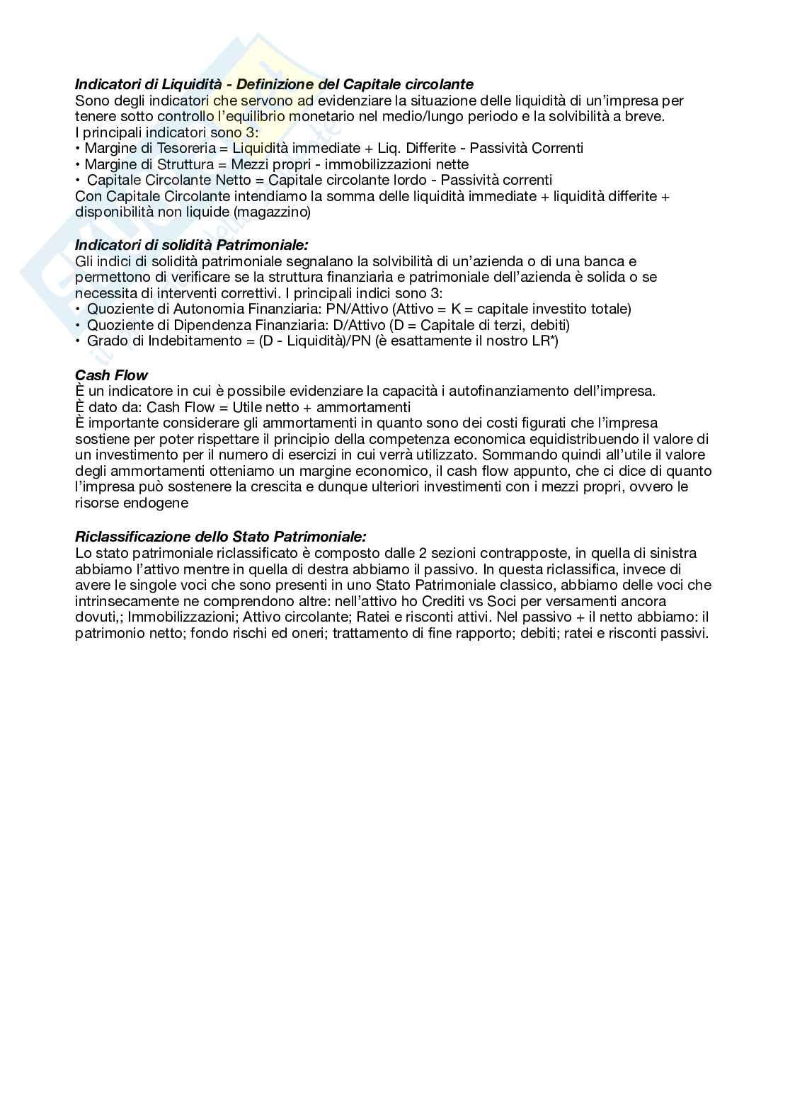 Domande e risposte per l'esame orale di Gestione aziendale 1 Pag. 6