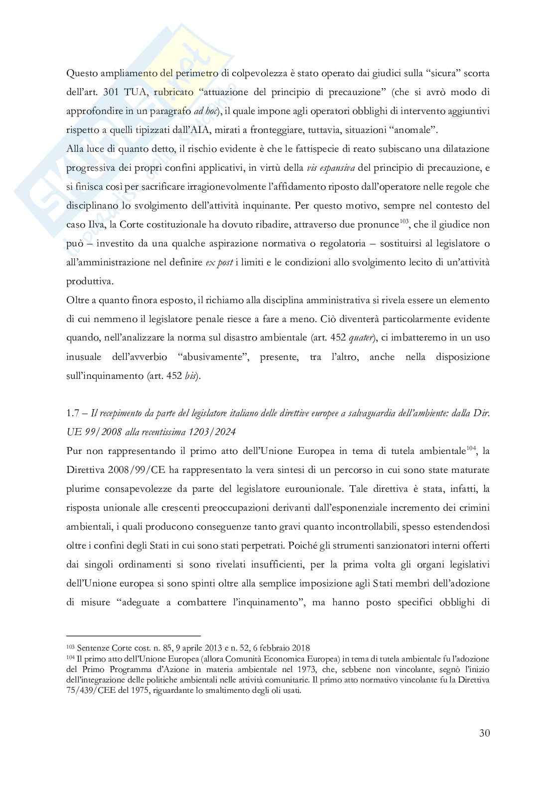 Disastro ambientale e responsabilità penale d'impresa: tra limiti normativi, criticità applicative e prospettive di riforma Pag. 36